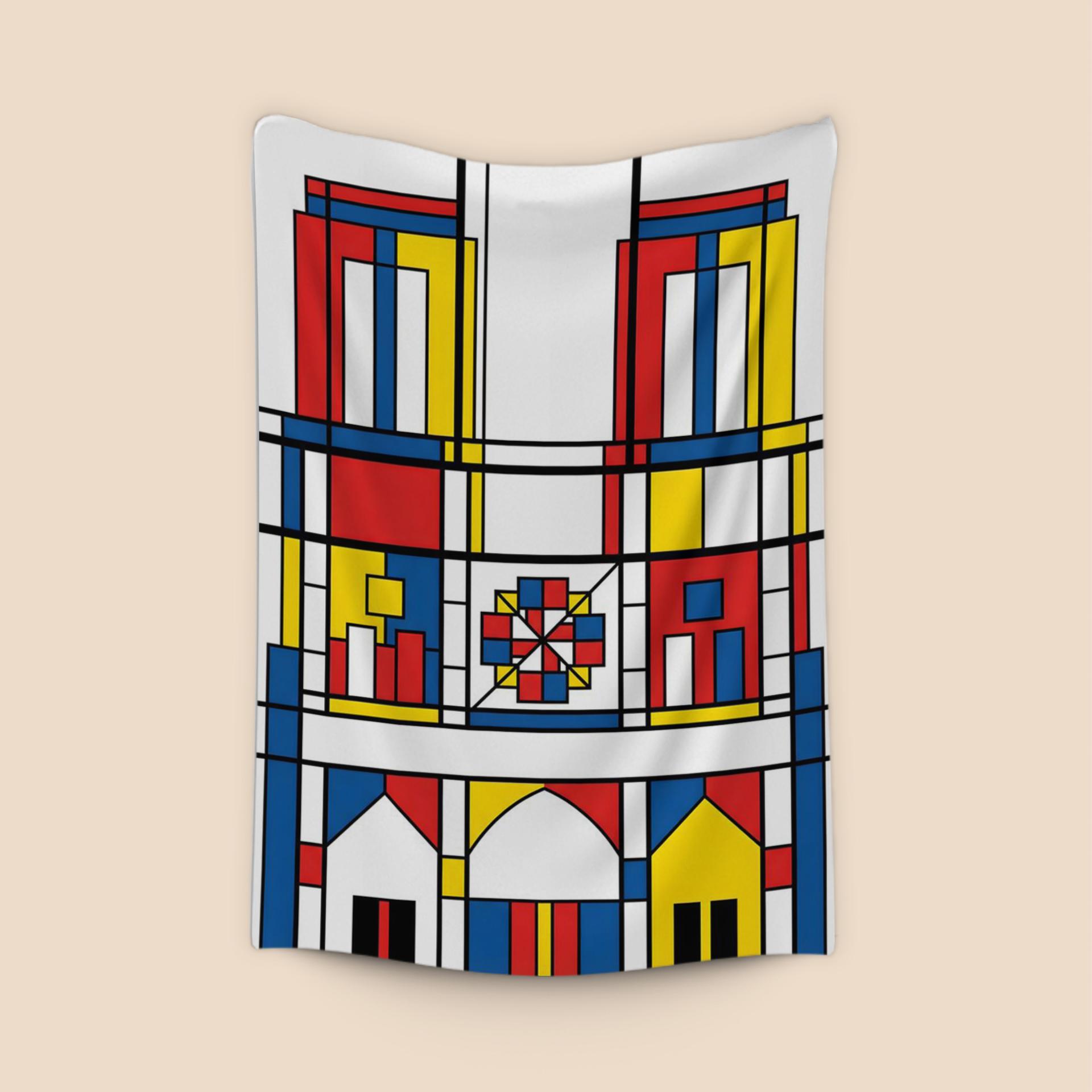 Notre-Dame De Stijl Abstraction