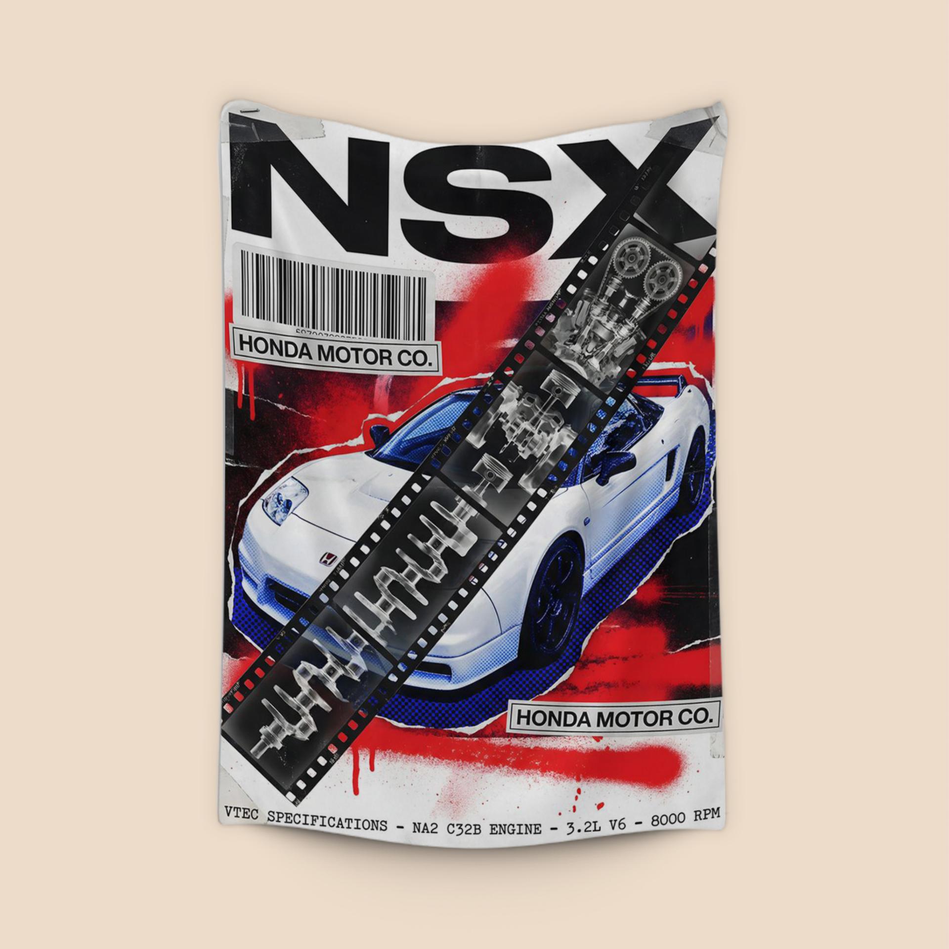 NSX NA2: VTEC Technical Collage