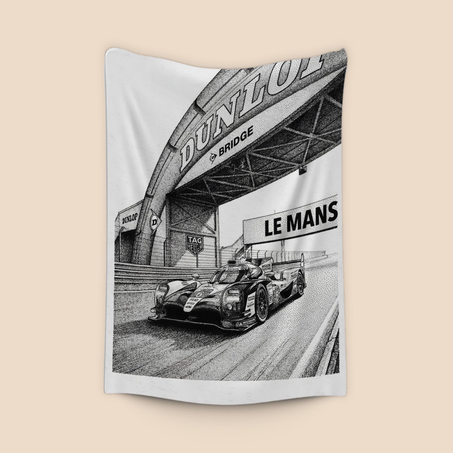 Endurance Mastery: Porsche 963 under the Dunlop Bridge