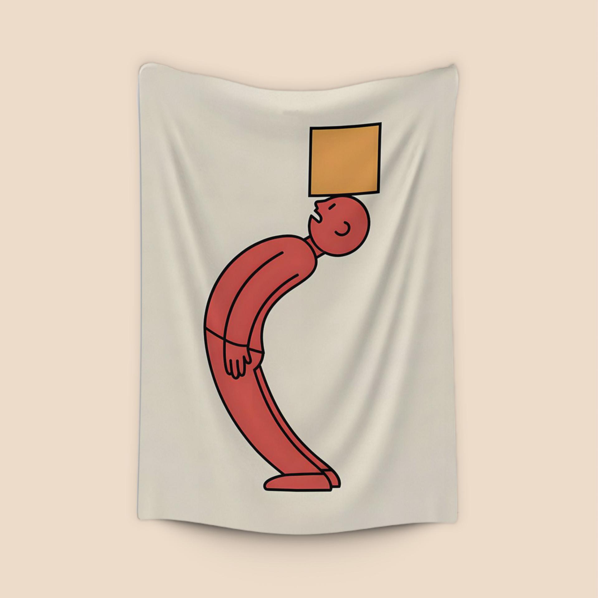 Red Figure Balancing Block