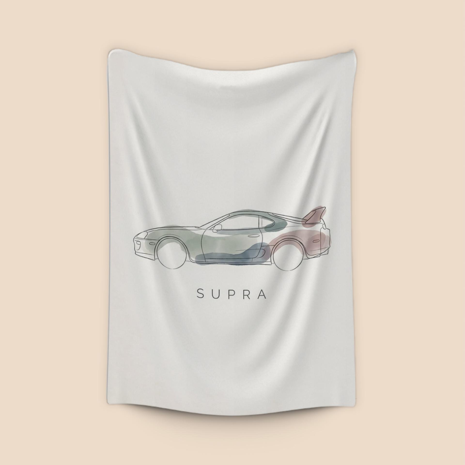 Ethereal Silhouette: Toyota Supra A80
