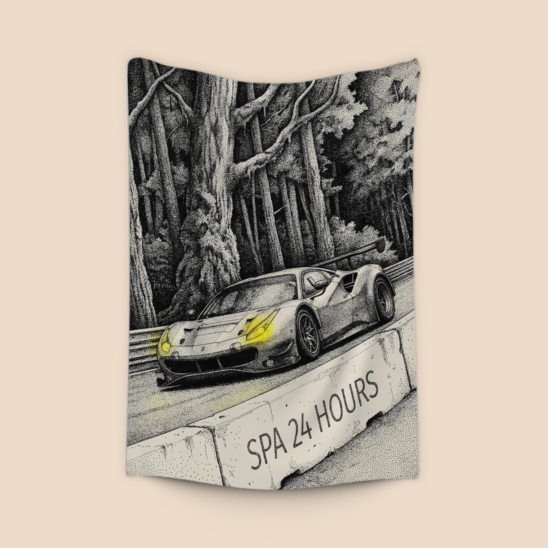 Ardennes Ink: Ferrari 488 GT3 at the Spa 24 Hours