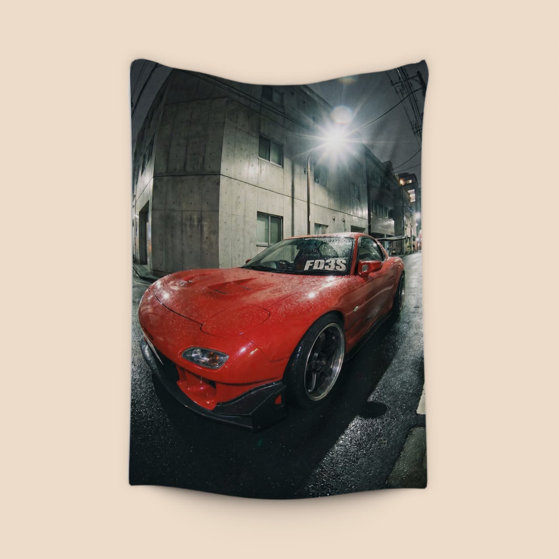 Midnight RX-7 FD3S Urban Fisheye