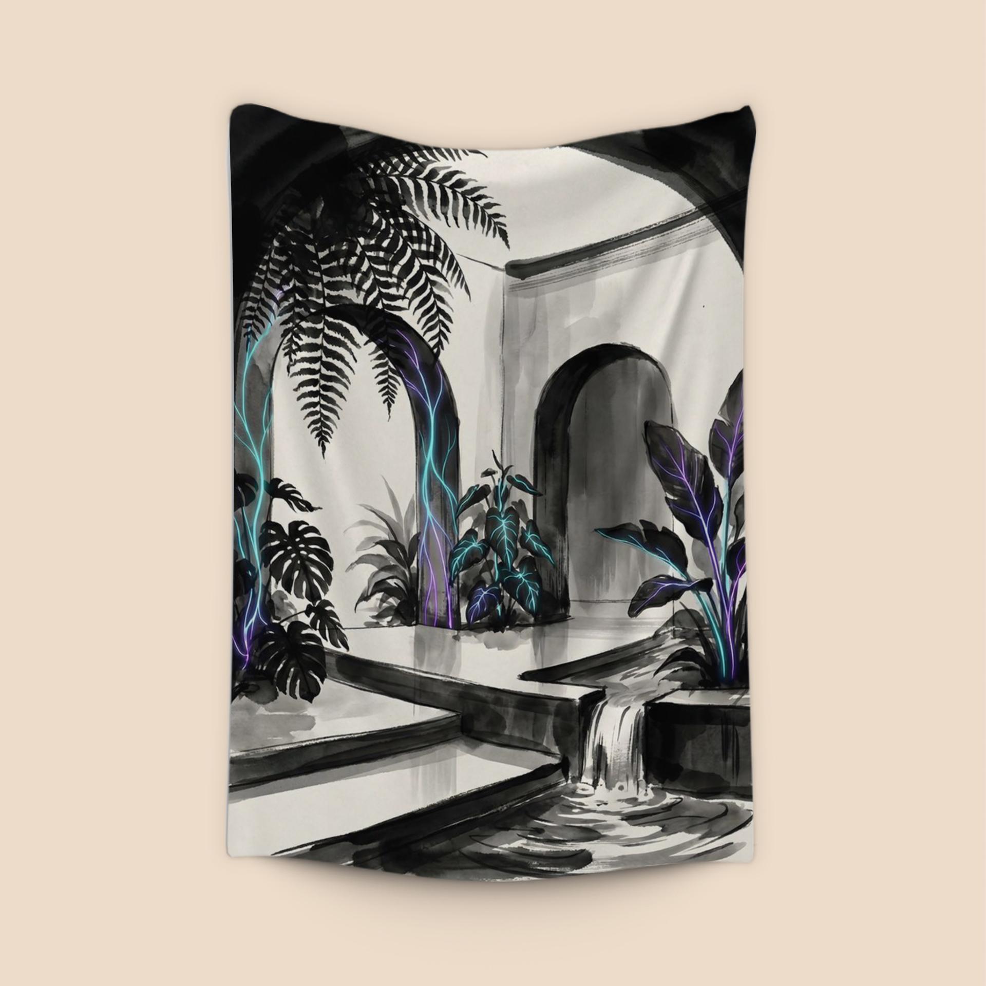 Neon Sanctuary: The Ink Courtyard