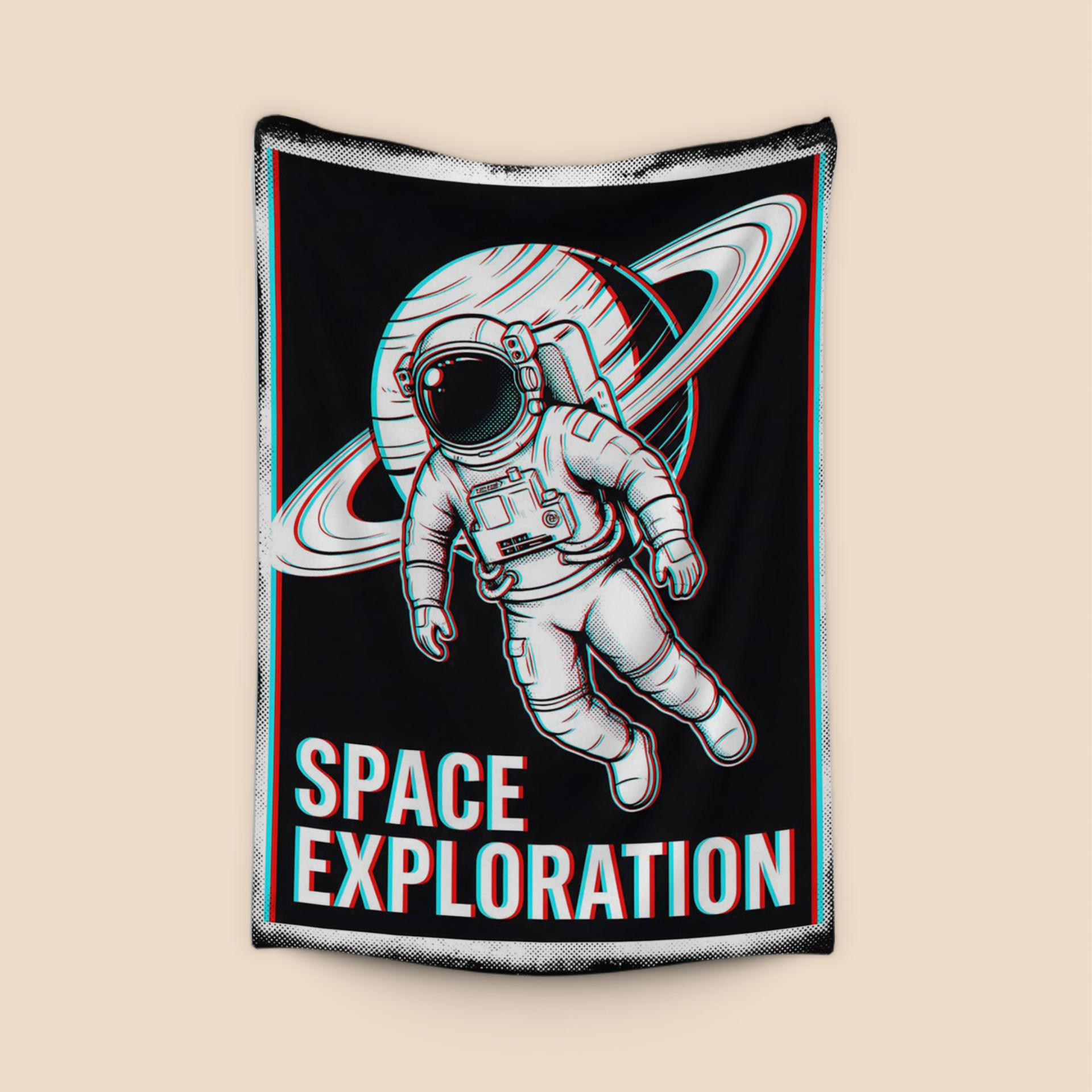 Space Exploration: The Anaglyph Astronaut