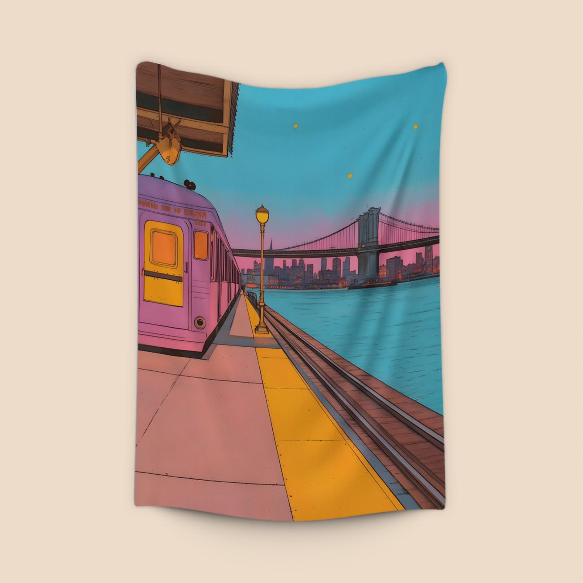 Pastel Subway Waterfront