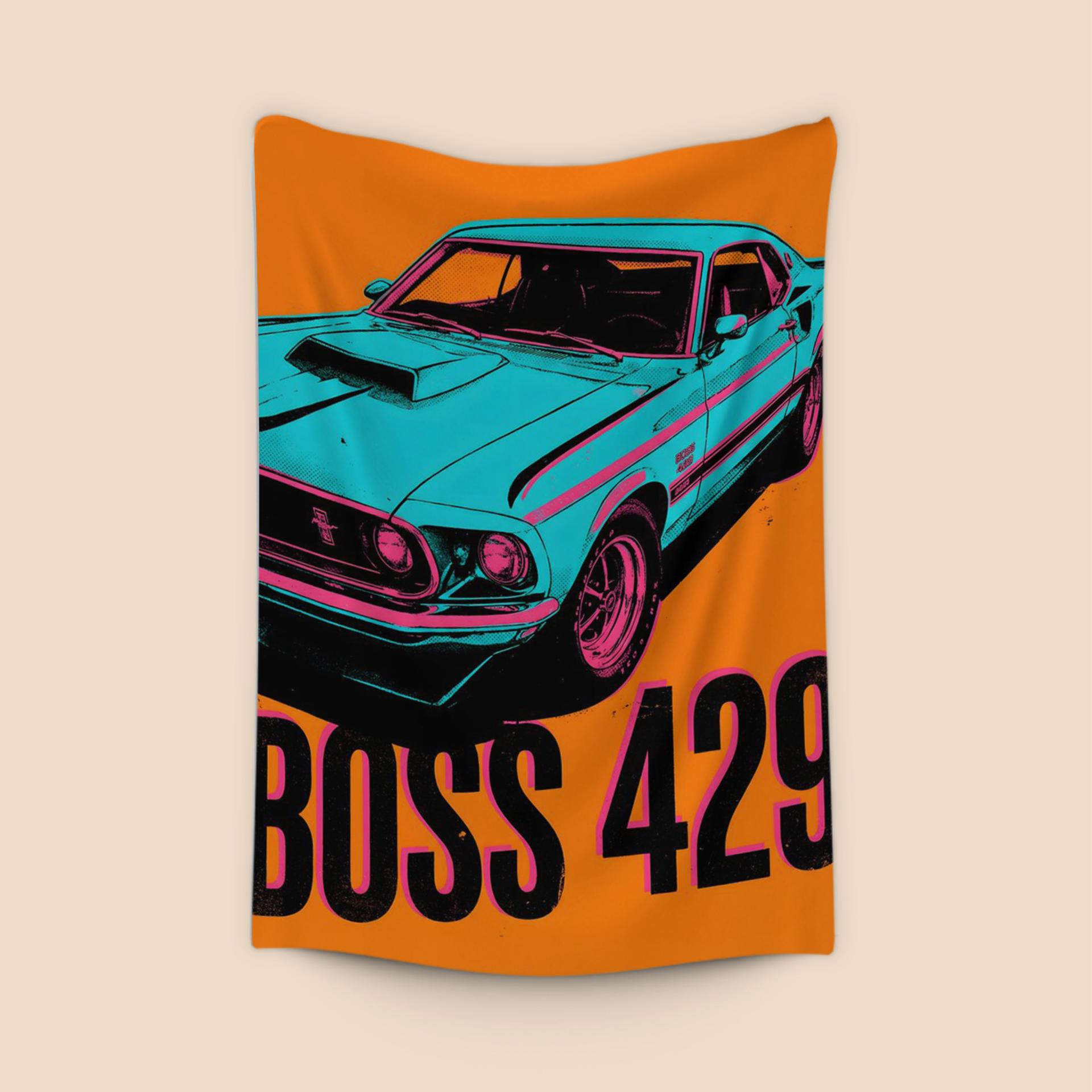 Vibrant Boss 429 Mustang Graphic