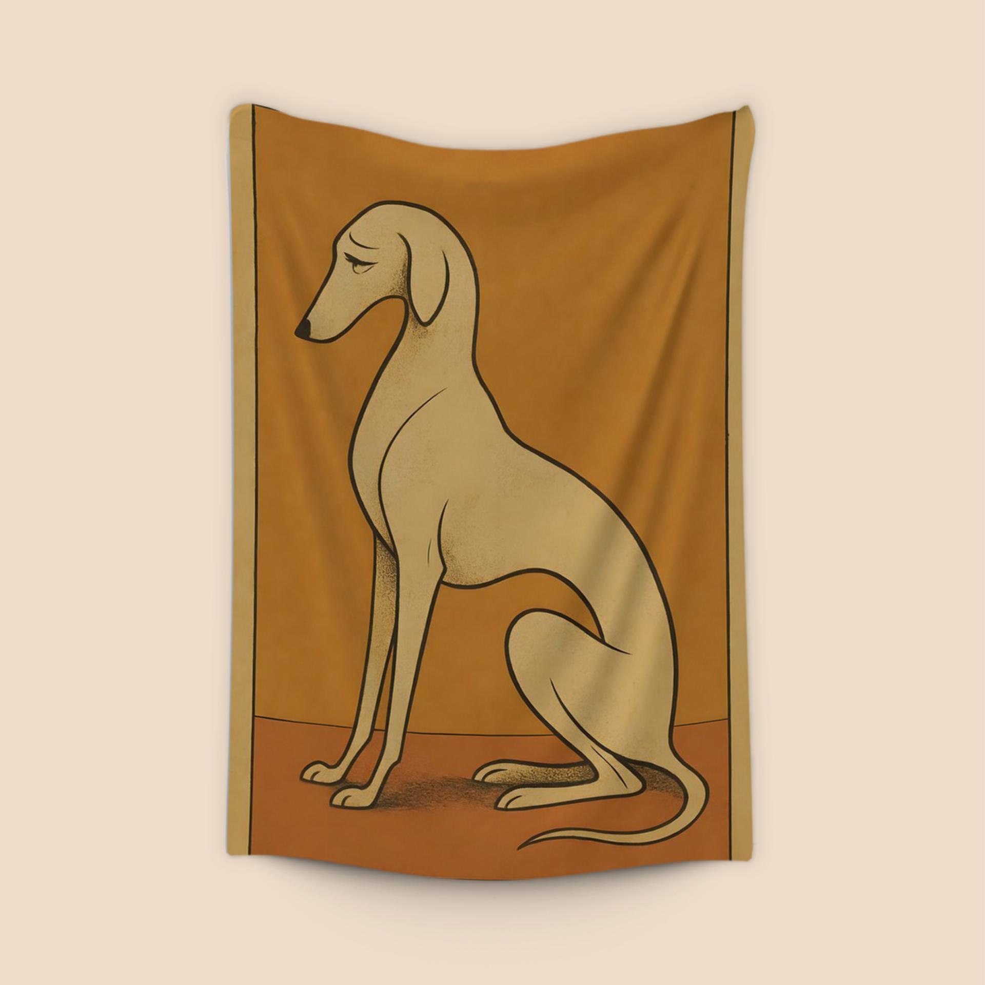 Elegant Greyhound Profile