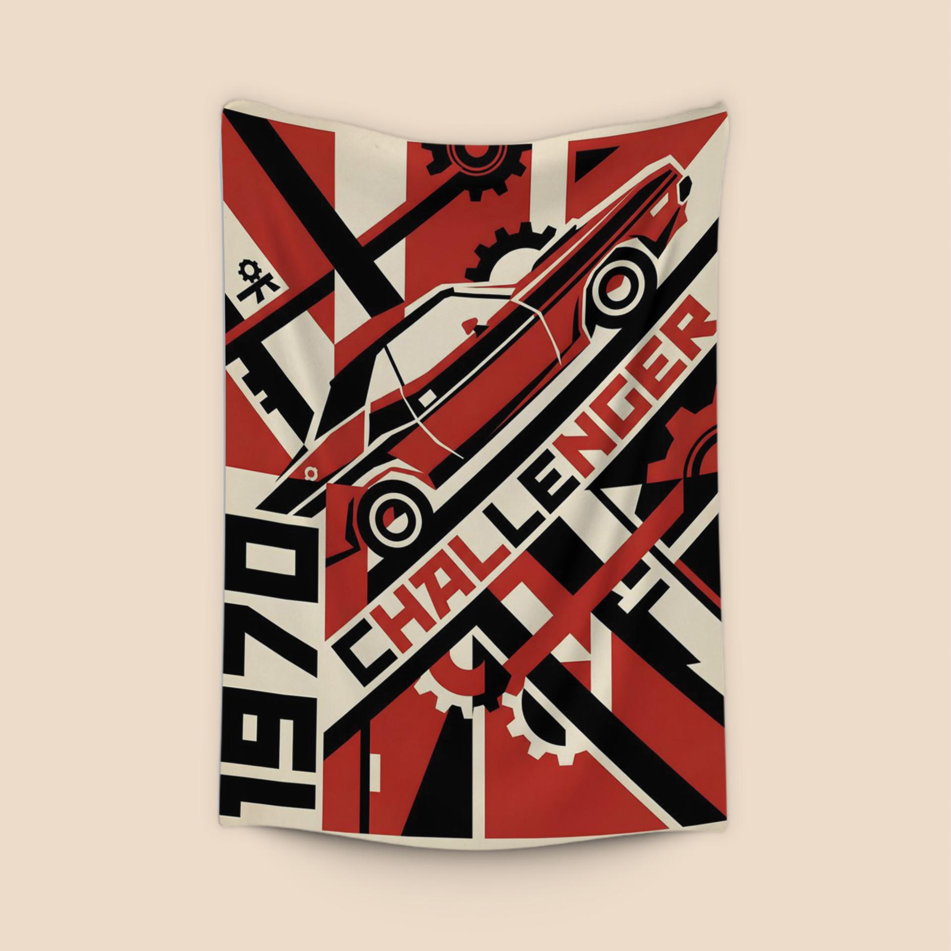 1970 Challenger Constructivist Graphic