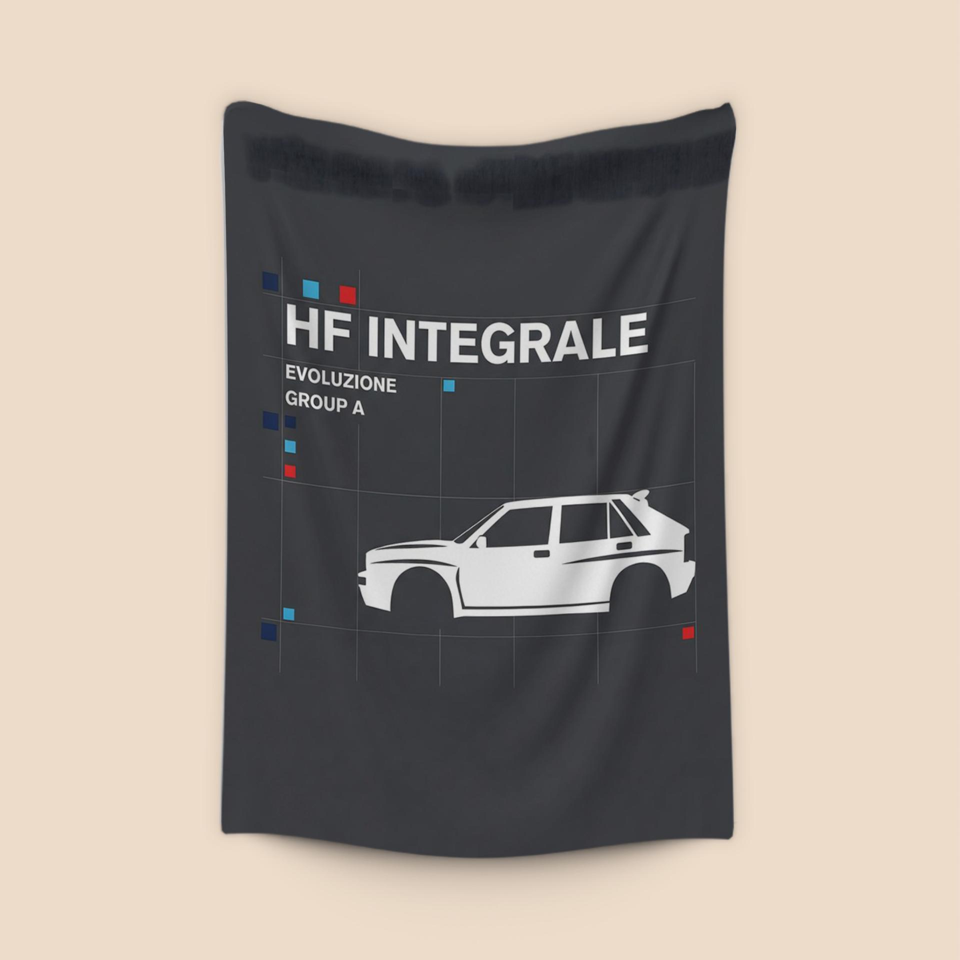 Lancia Delta Integrale Evoluzione Swiss Style Graphic