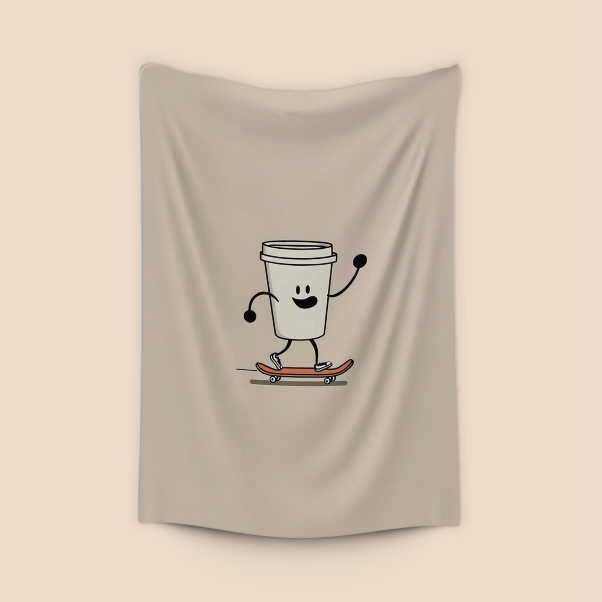 Happy Skating Coffee Cup