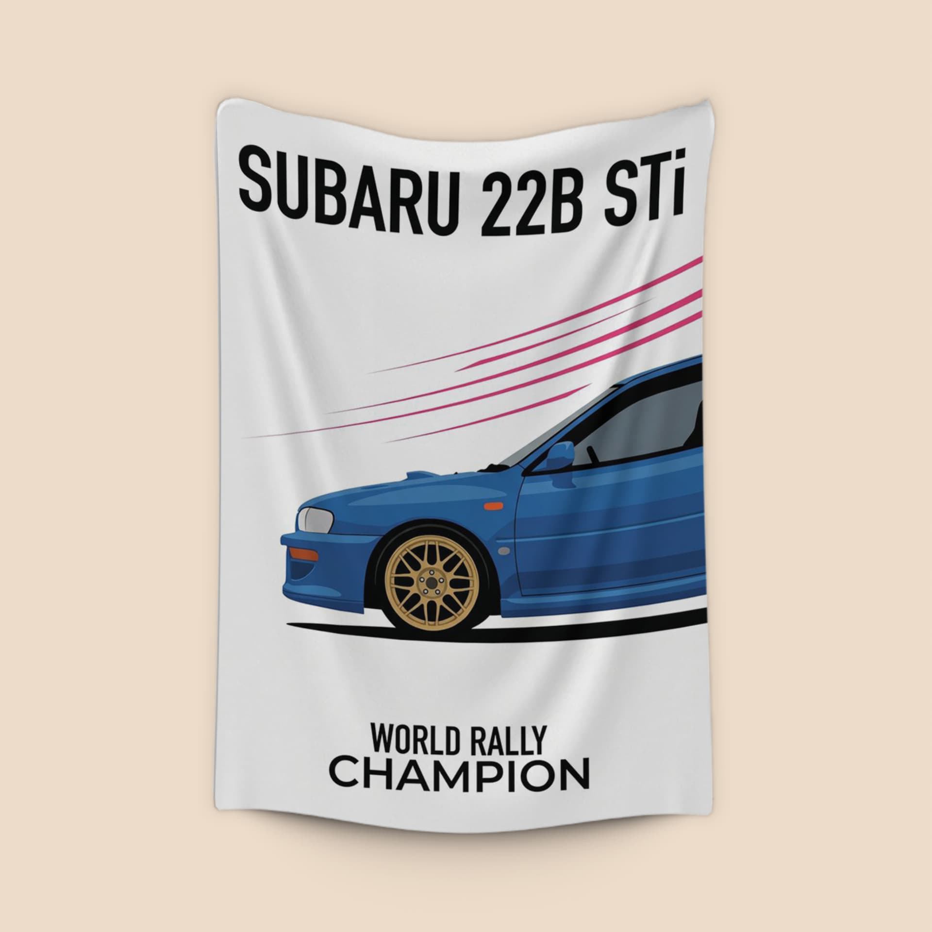 Subaru 22B STi World Rally Champion Poster