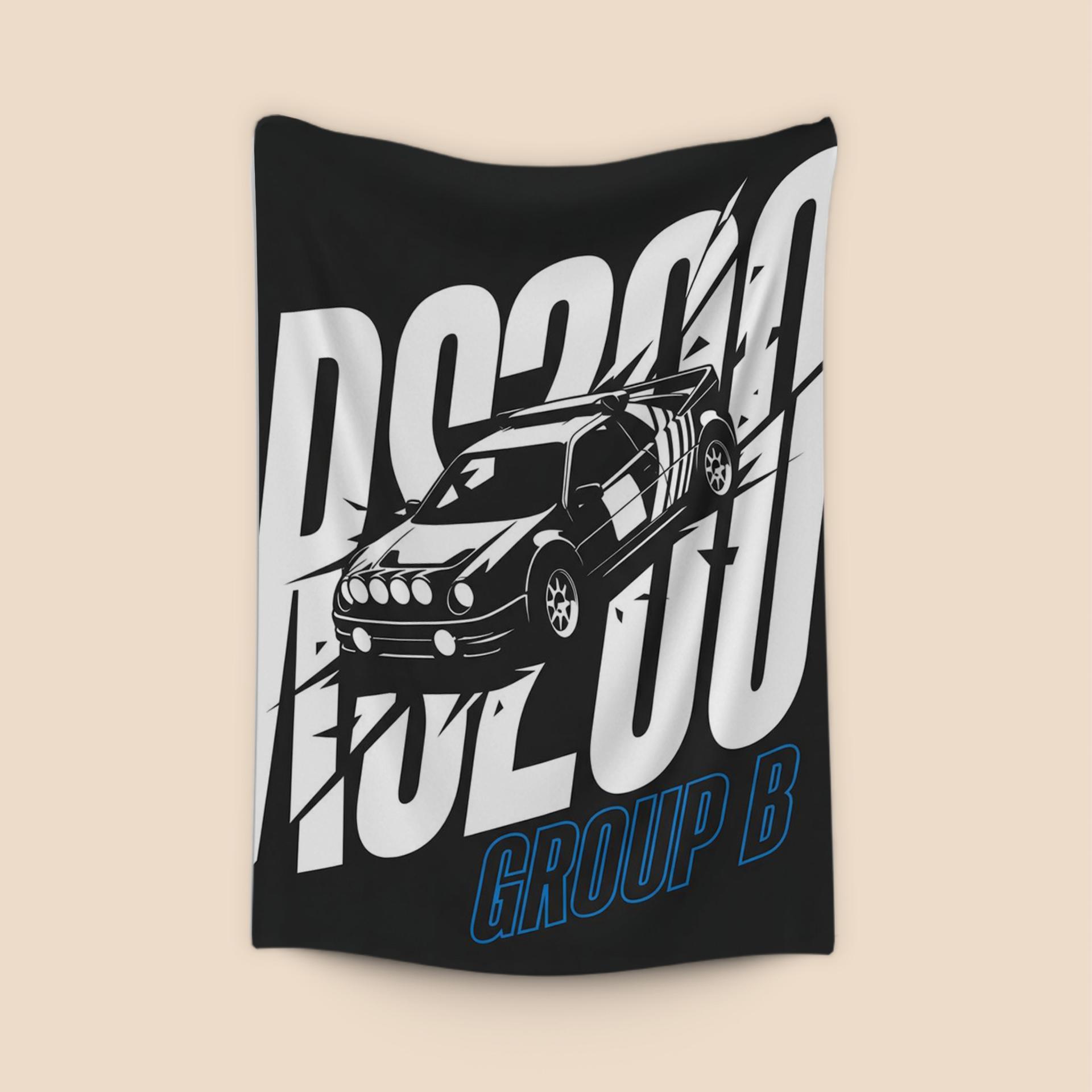 Ford RS200: Group B High-Impact Graphic Illustration