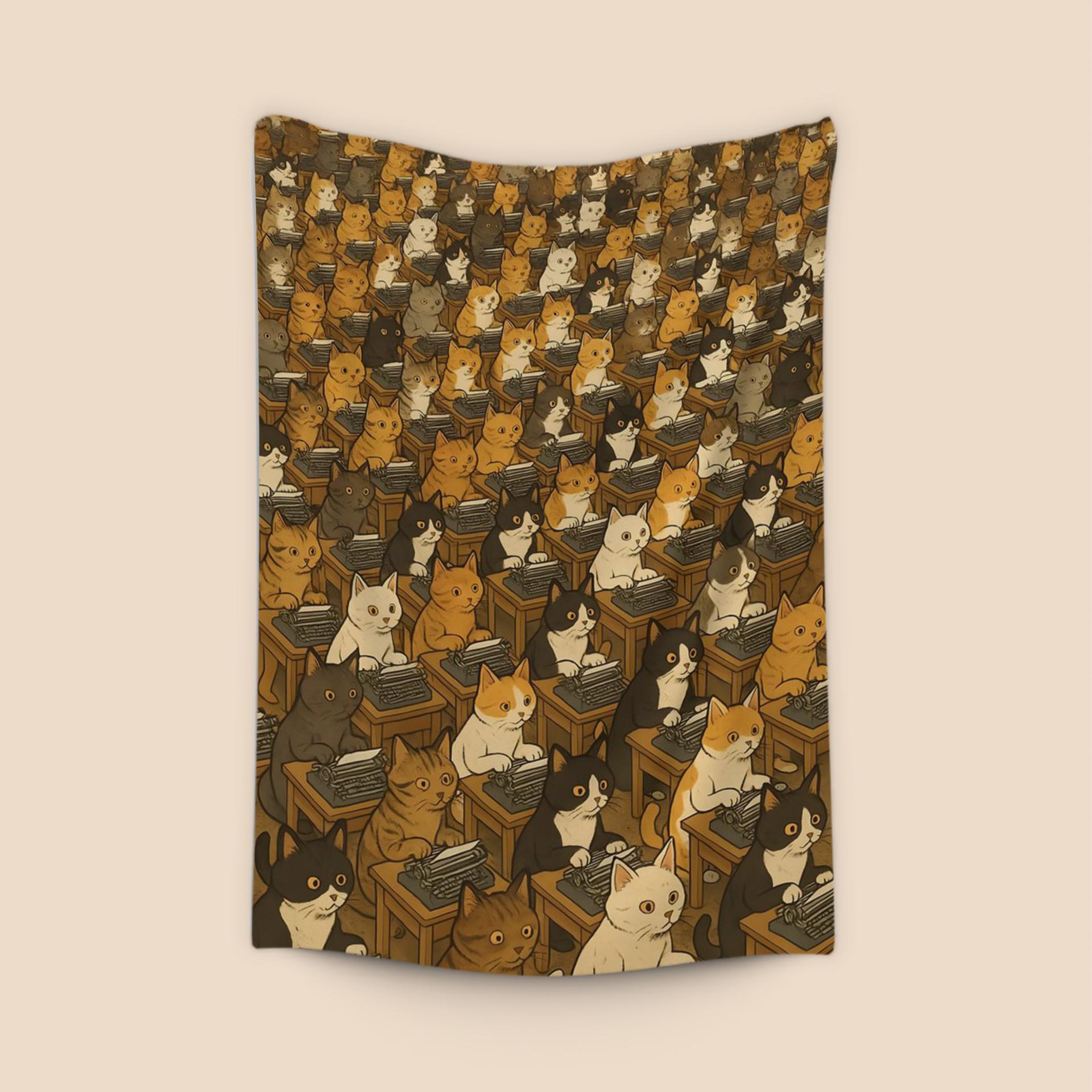 The Feline Typing Pool