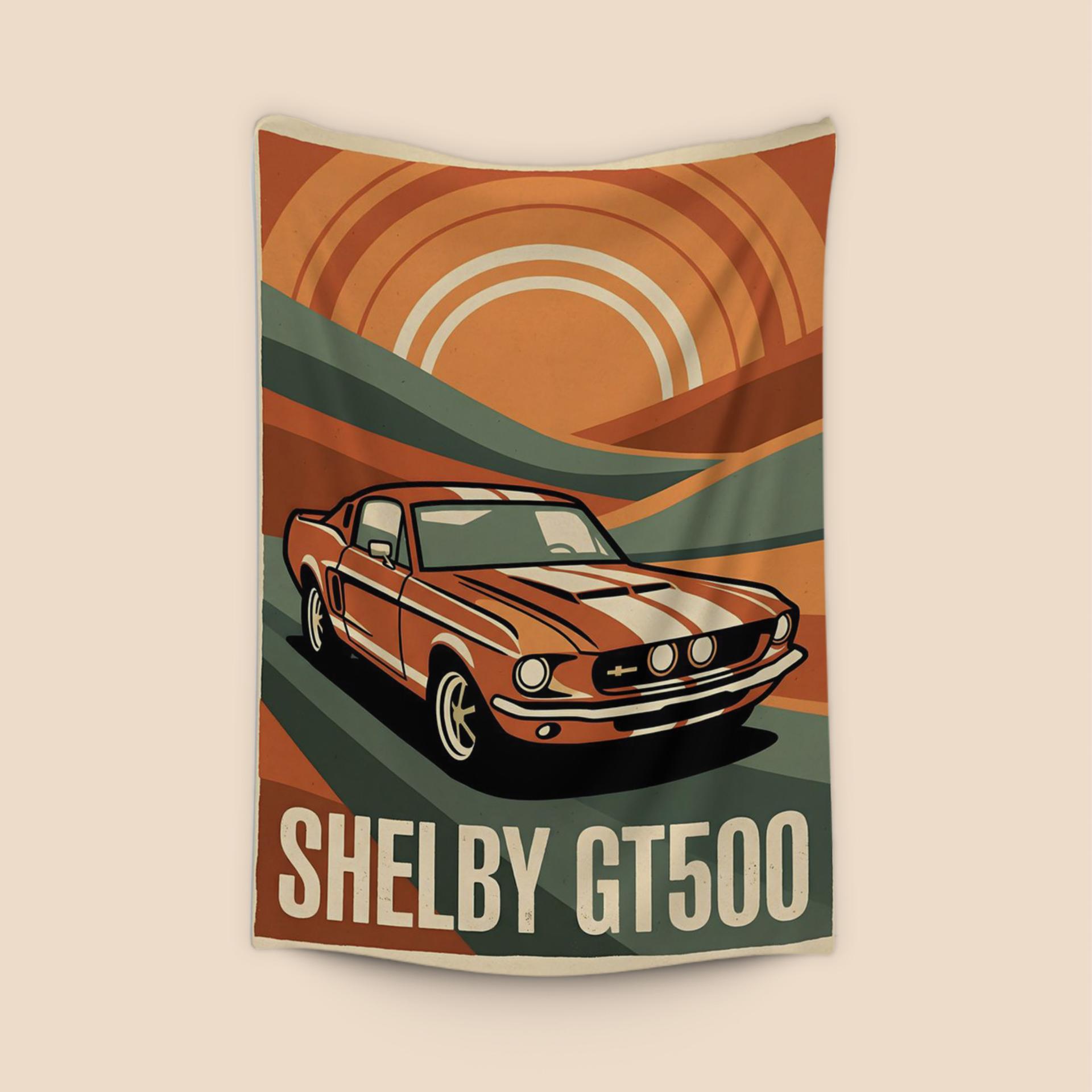 Shelby GT500: Retro Sunburst Muscle
