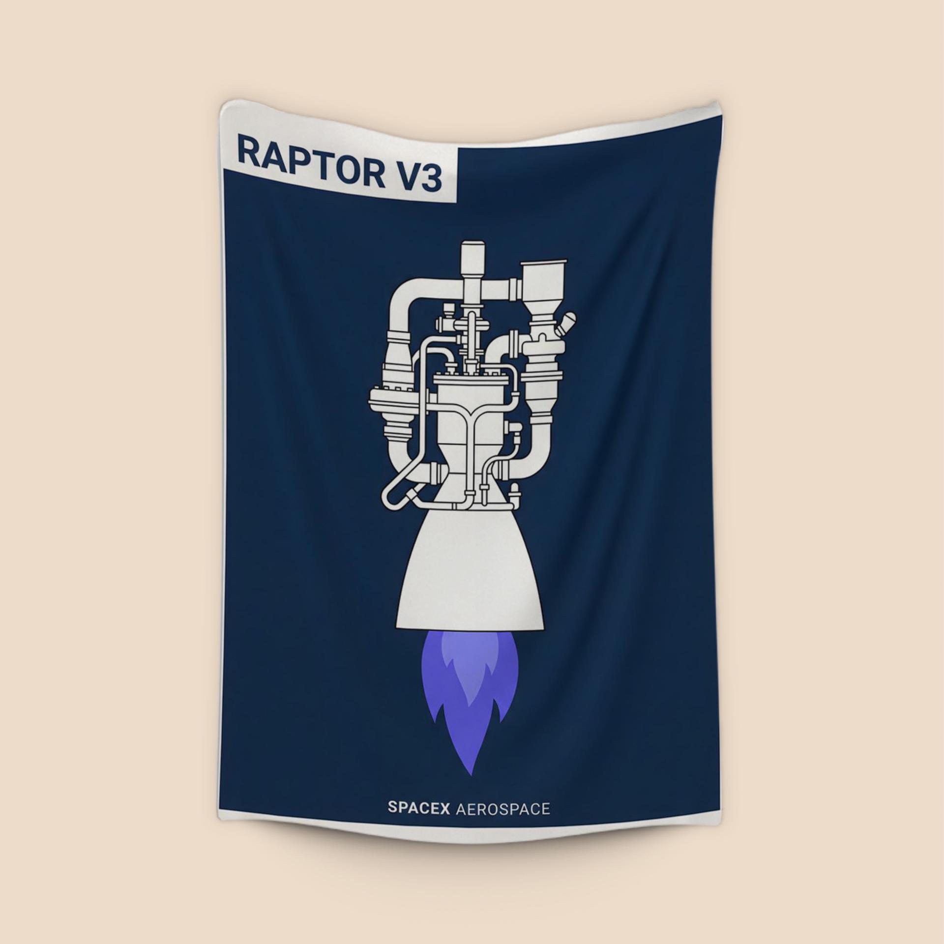 Raptor V3: Minimalist Rocket Engine Blueprint