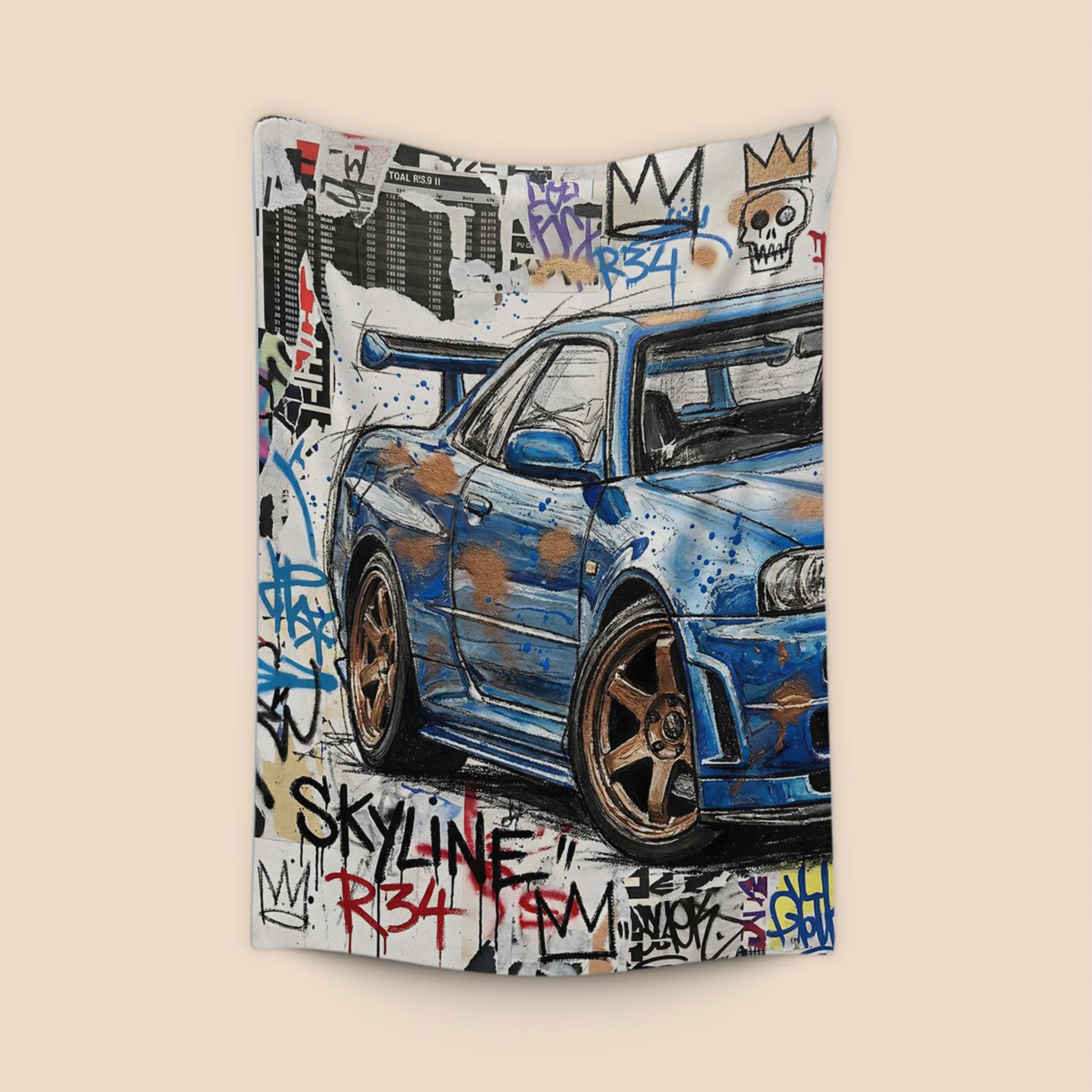 Skyline GT-R R34 Urban Expressionist Graffiti