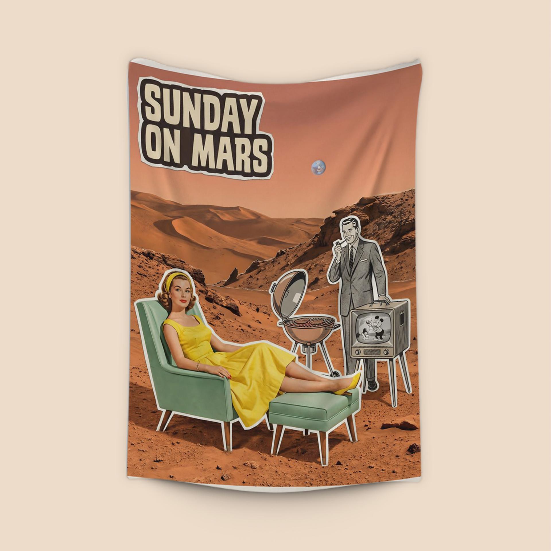 Sunday on Mars: Suburban Space Life