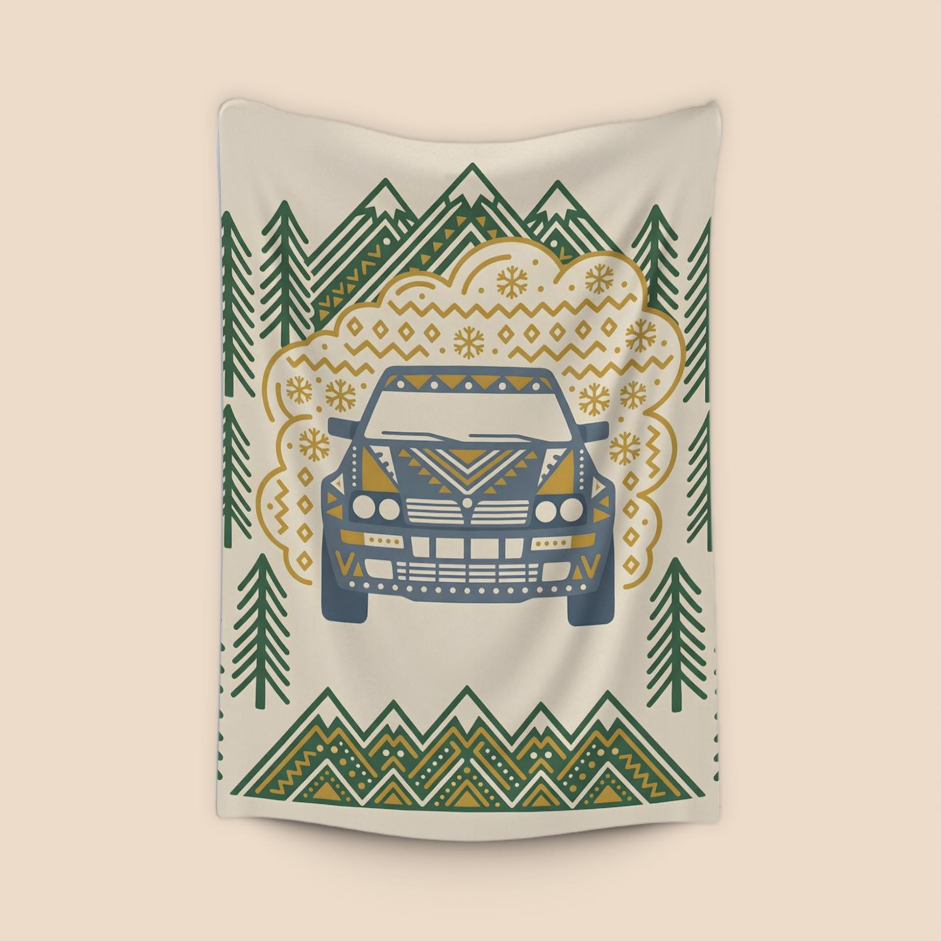 Lancia Delta: Folk Art Winter Rally