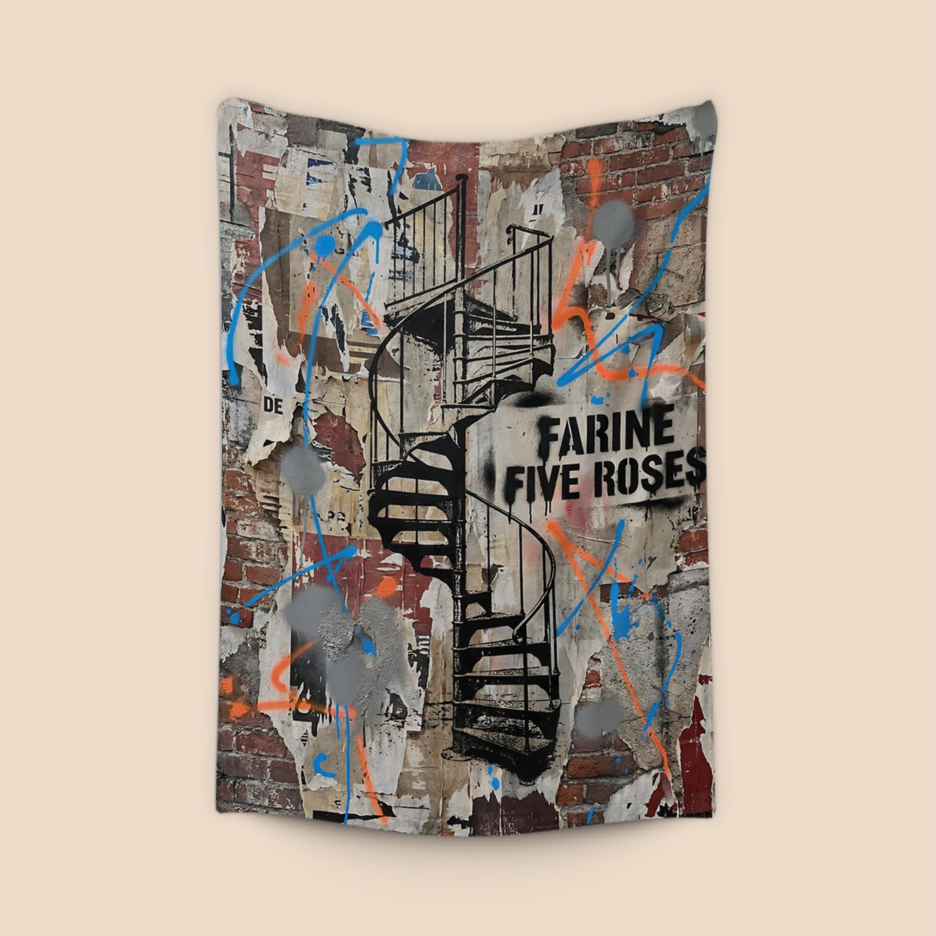 Montreal Industrial Echo: Farine Five Roses Stencil