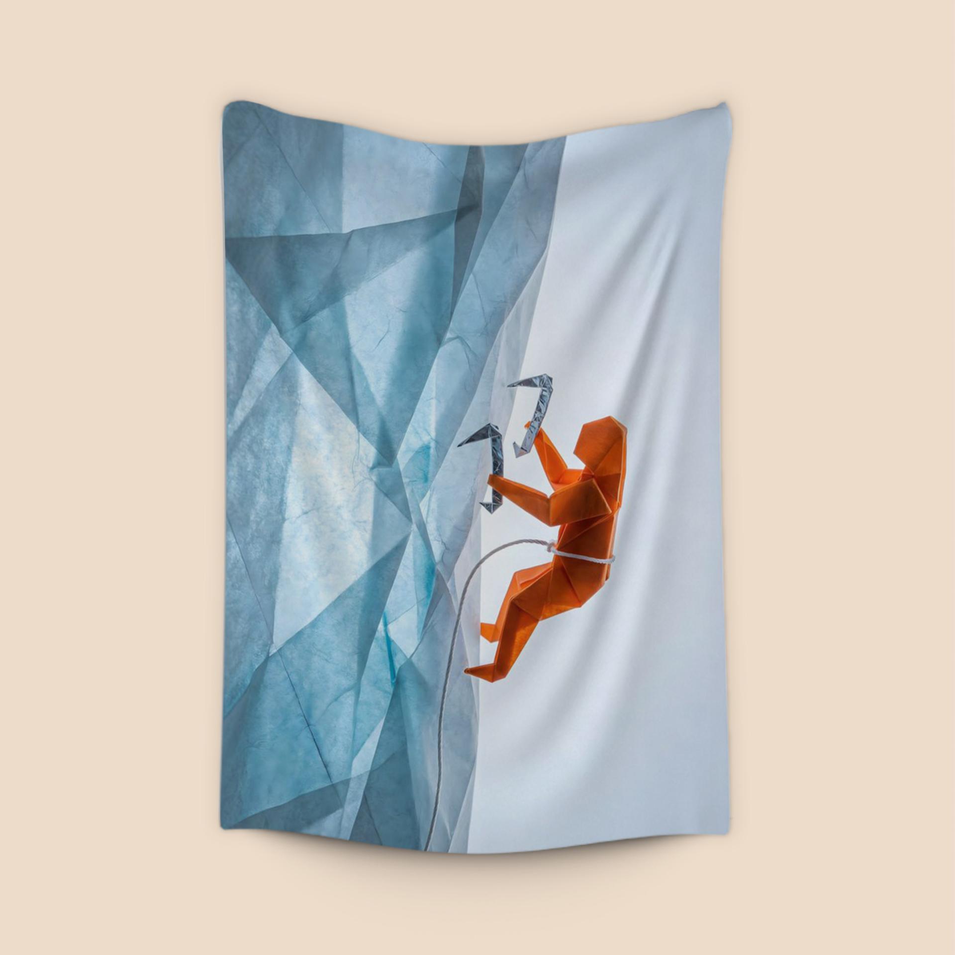 Paper Peak: The Origami Ice Climber