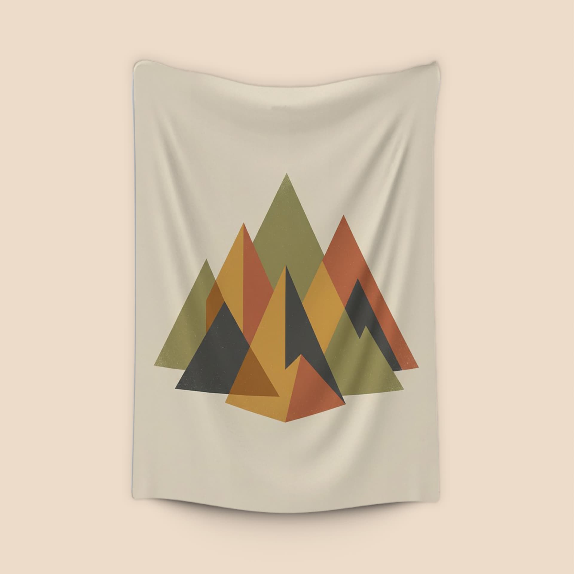 Geometric Mountain Peak Harmony