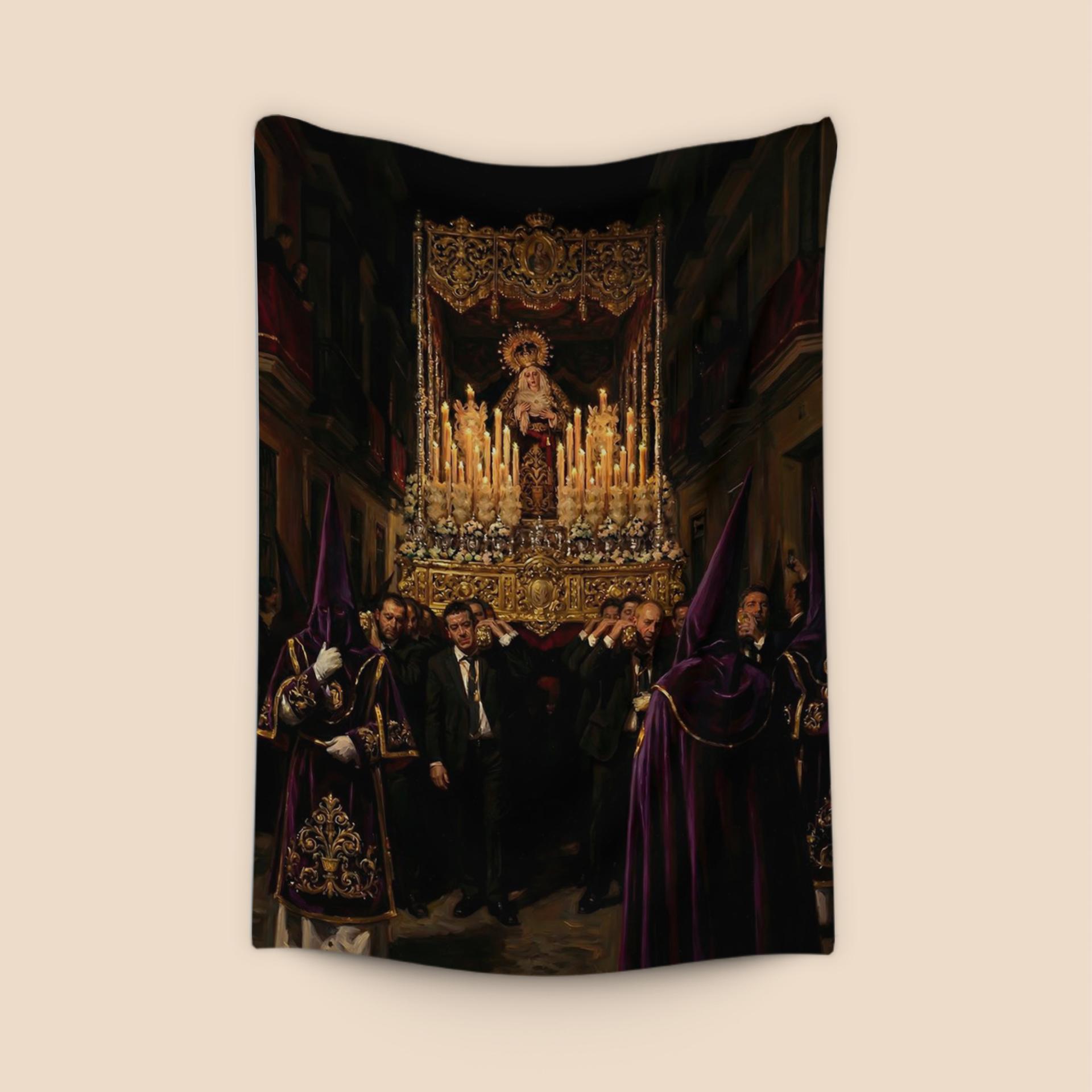 The Weight of Devotion: Holy Week Procession in Málaga