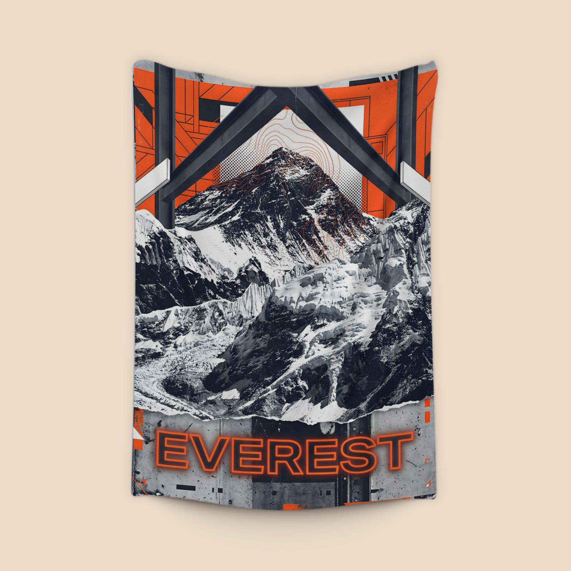 Everest Industrial Mixed Media Graphic Poster