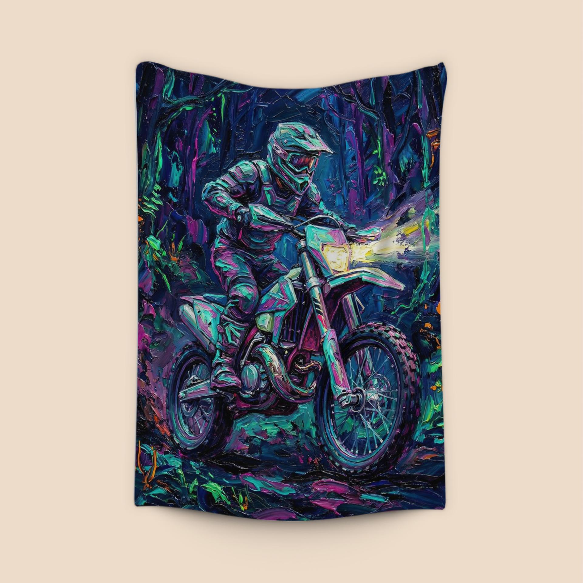 Midnight Momentum: Neon Forest Enduro