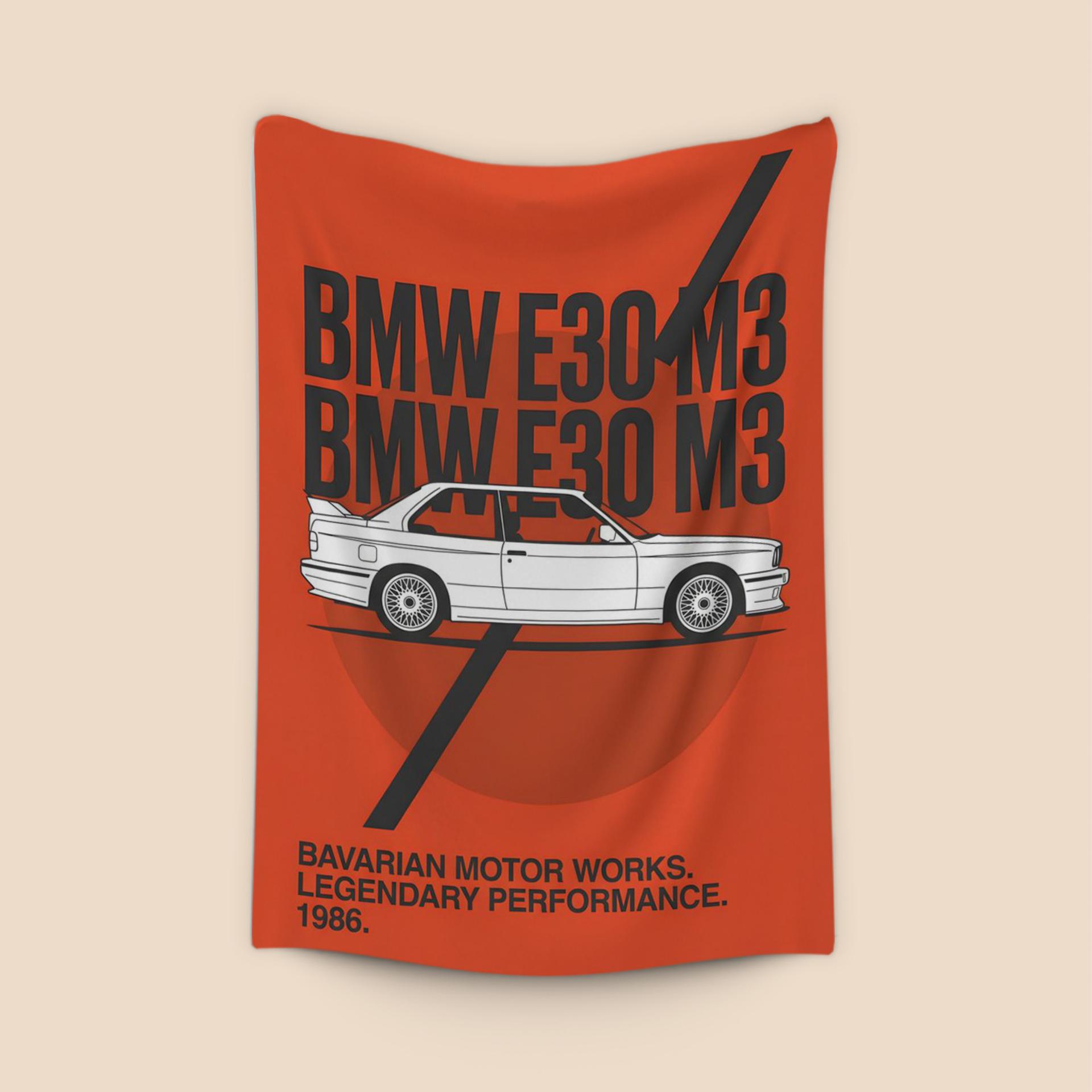 BMW E30 M3 Bold Graphic