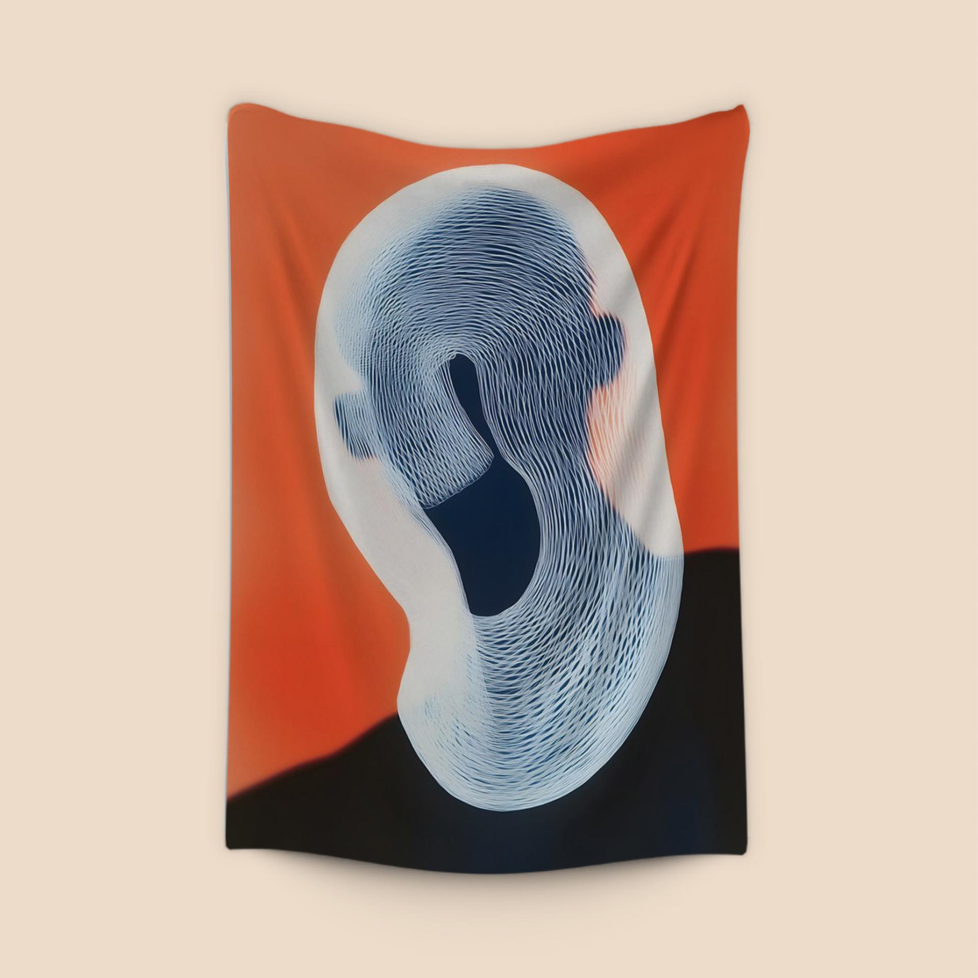 Surreal Topographic Portrait