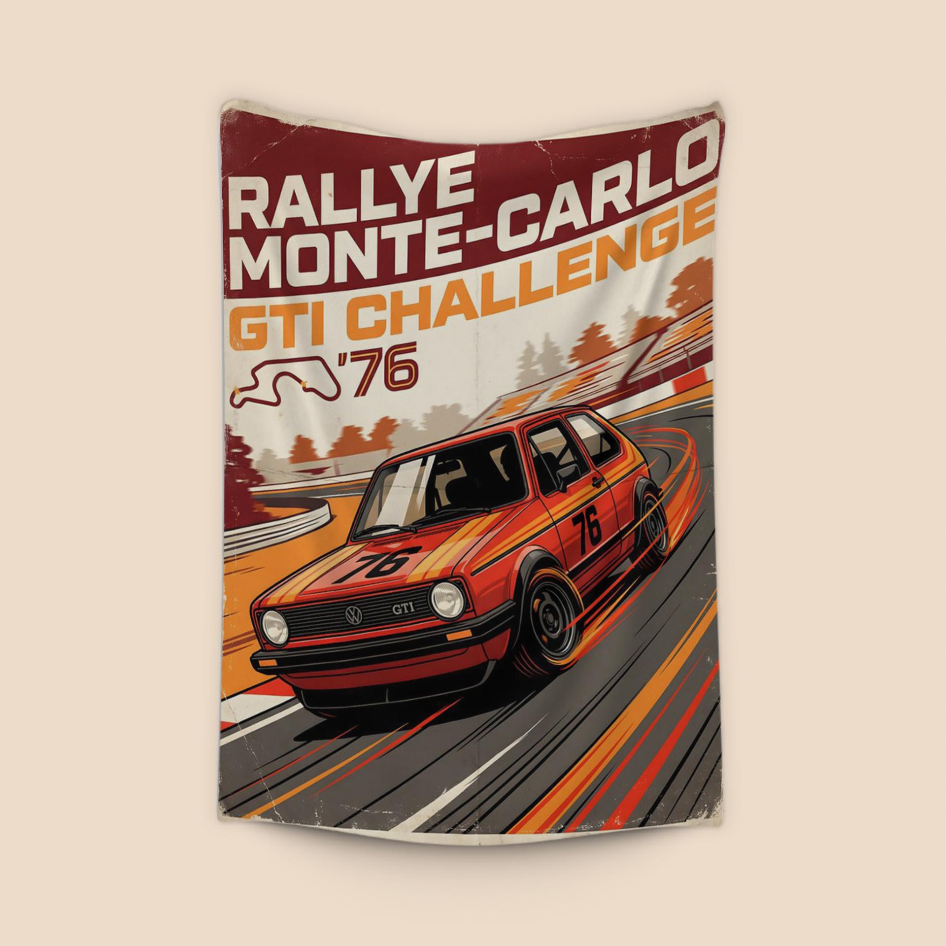 1976 Rallye Monte-Carlo GTI Challenge Poster