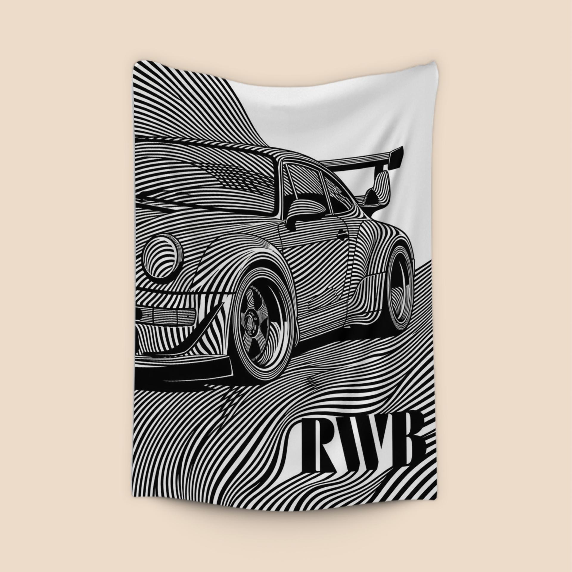 Porsche 911 RWB: Op Art Kinetic Flow