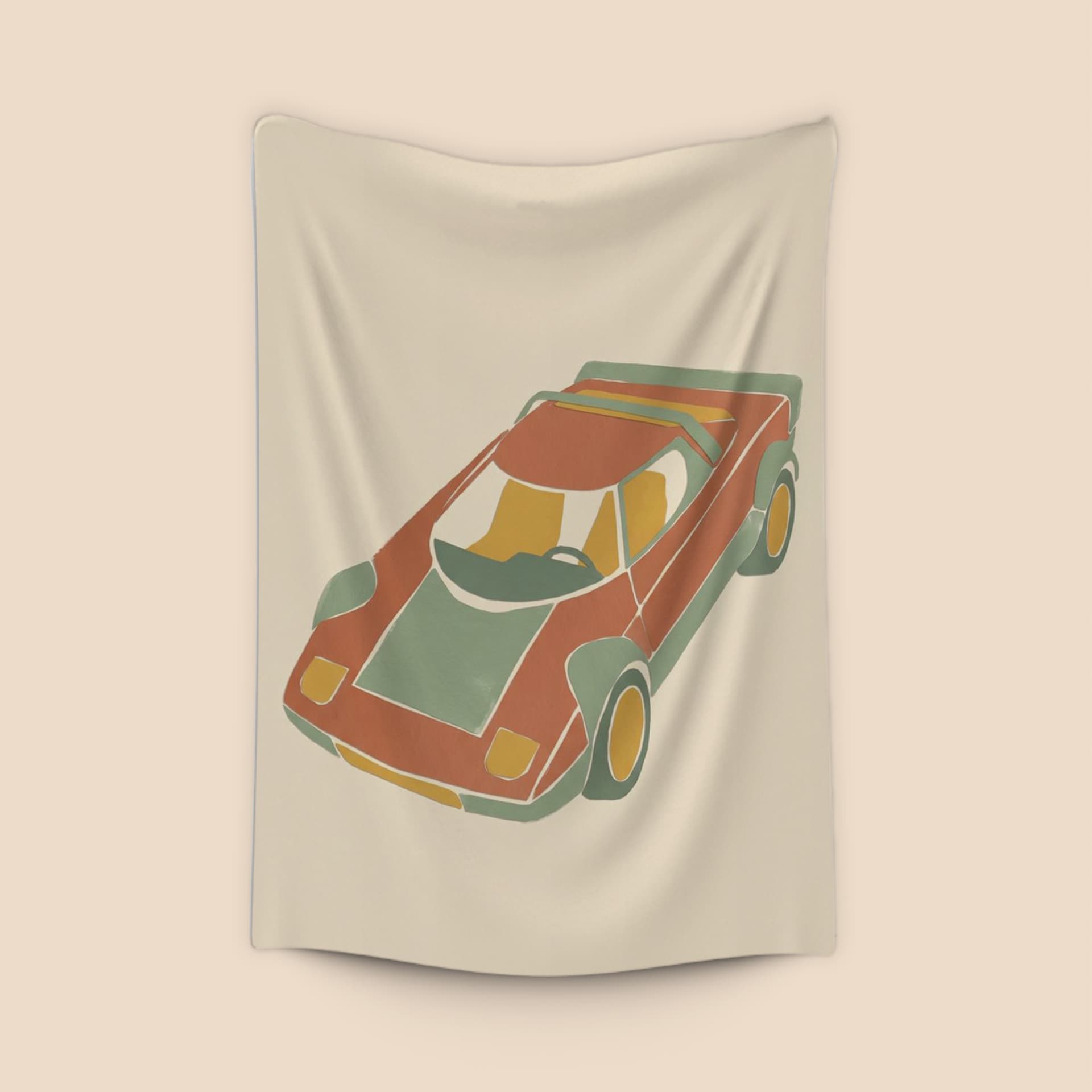 Lancia Stratos Abstract Earth Tones