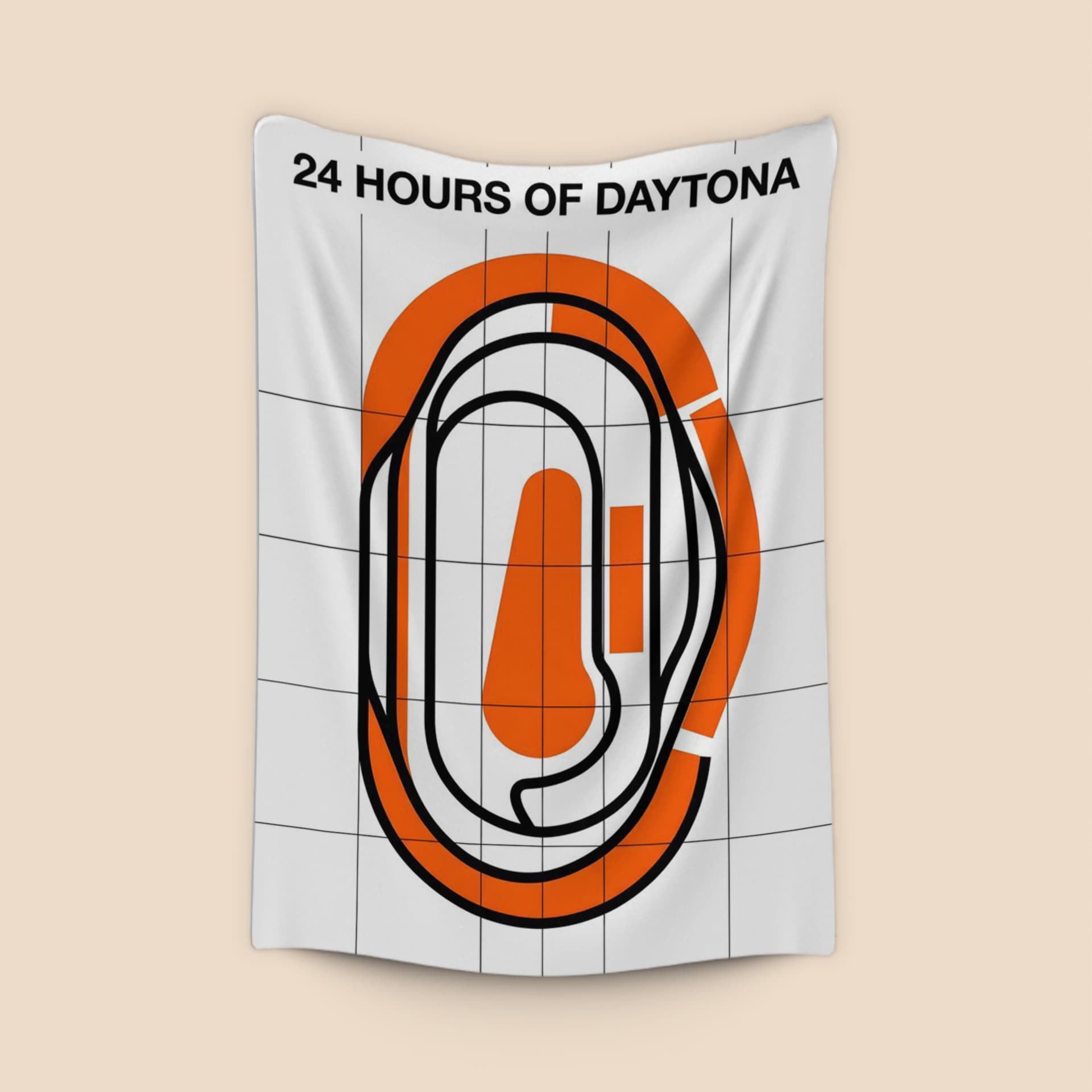 Daytona 24H Minimalist Circuit Map