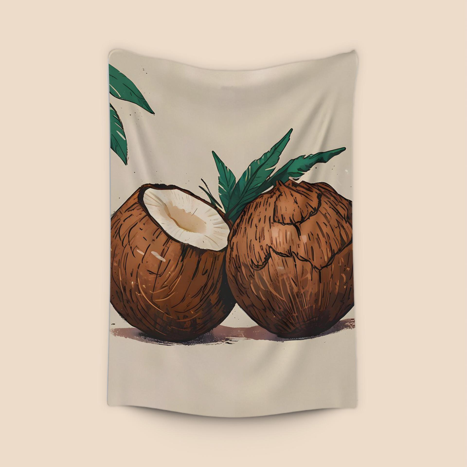 Rustic Coconut Illustration