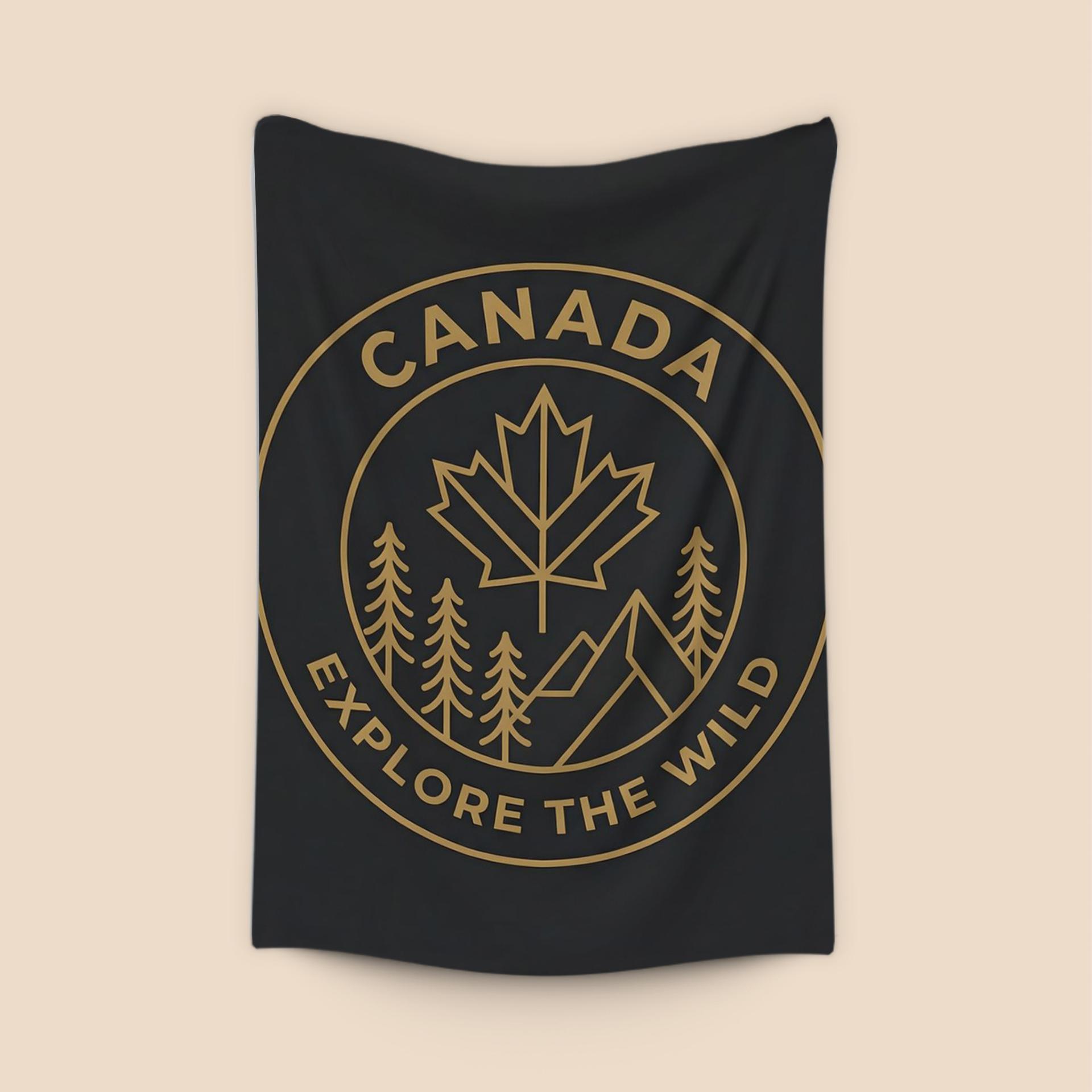 Canada Explore the Wild Minimalist Badge