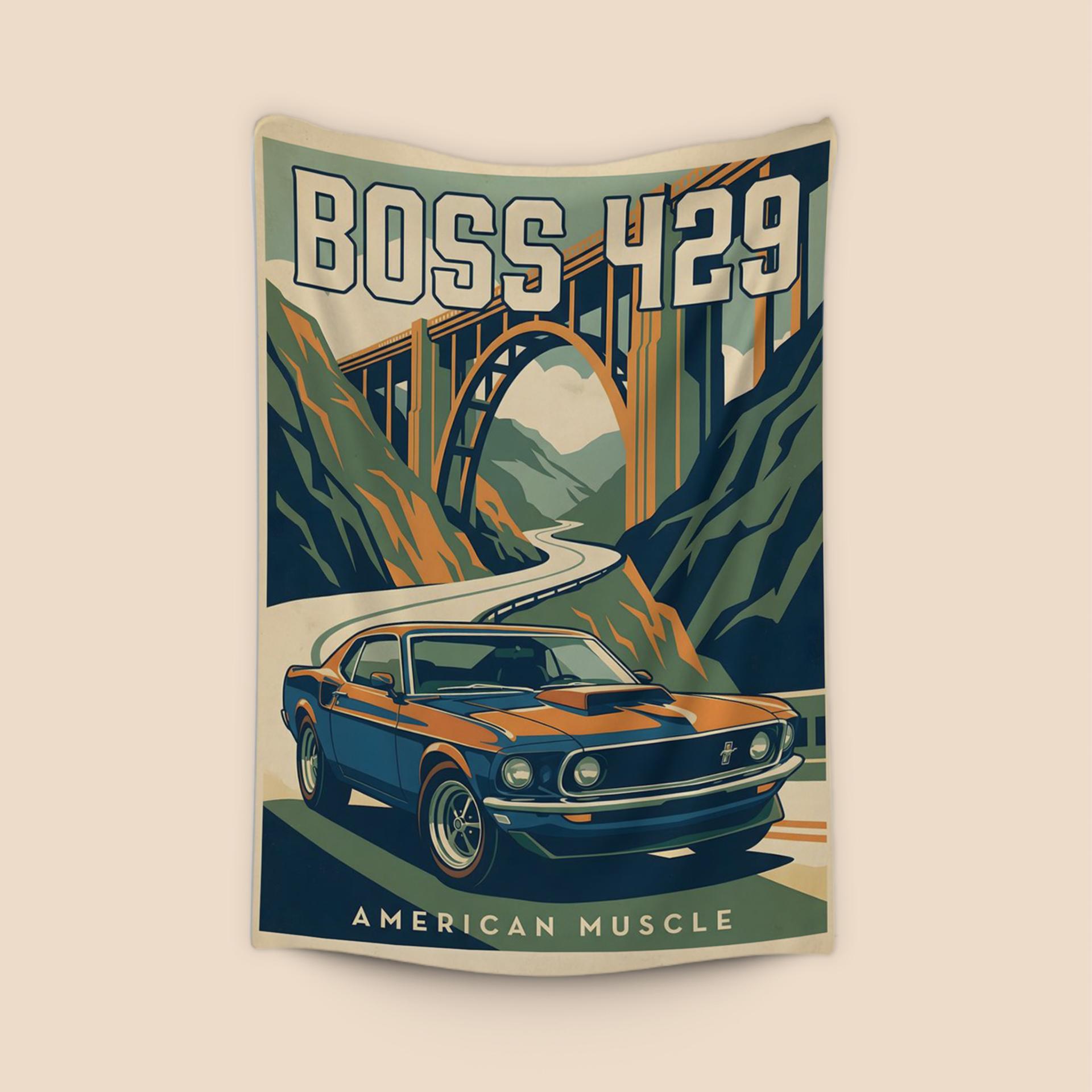 American Muscle: Boss 429 California Coast Poster