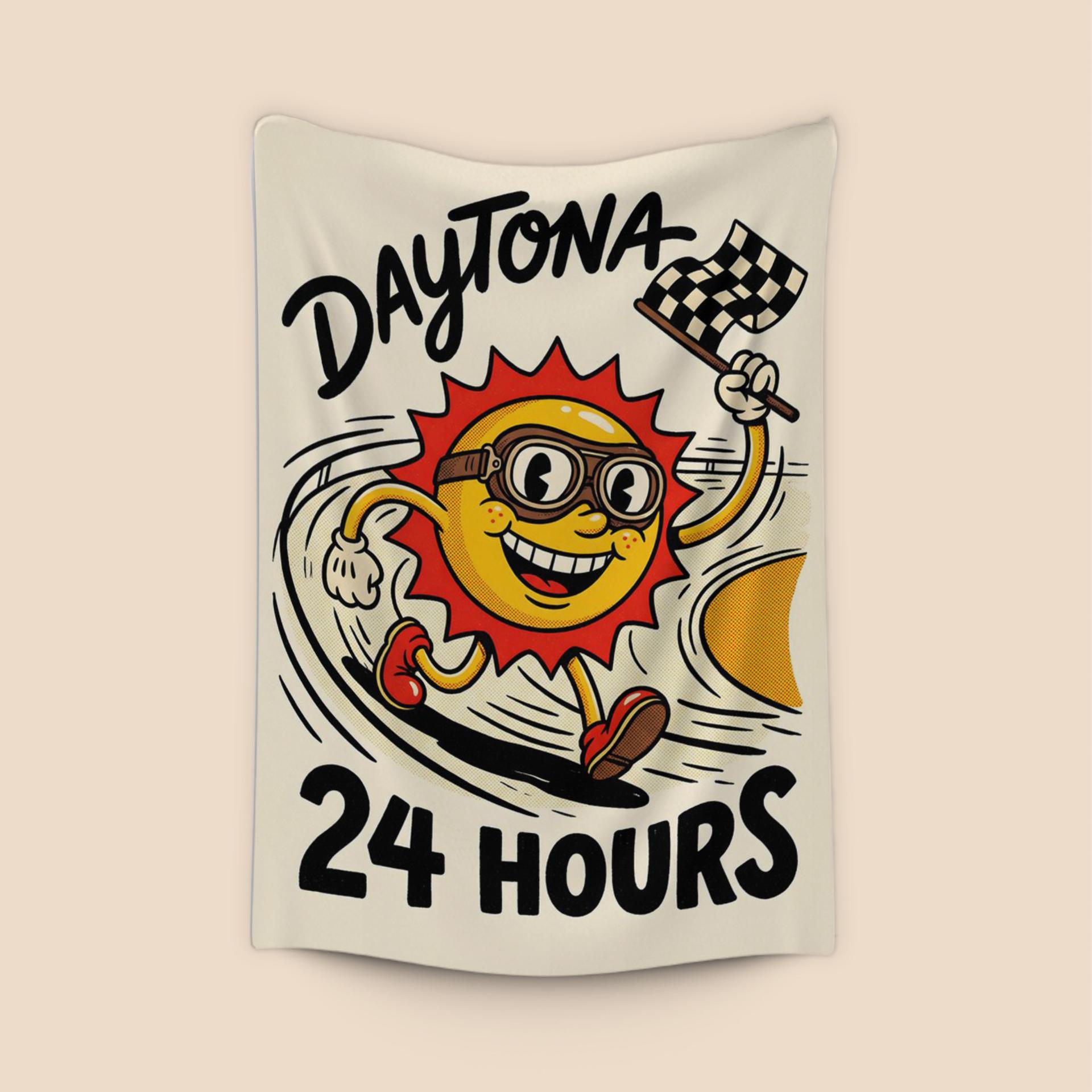 Sunny Sprint: Daytona 24 Hours Rubber Hose Art