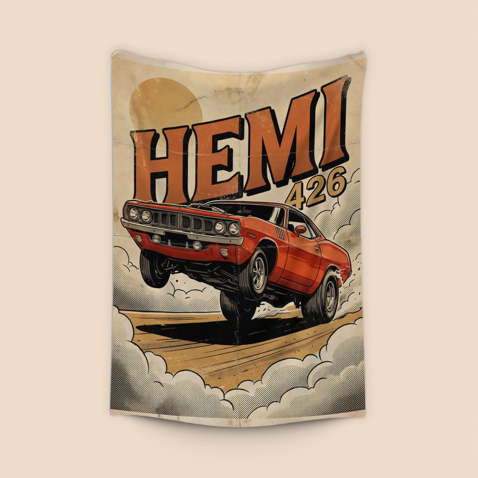 Plymouth Cuda 426 HEMI Power Wheelie