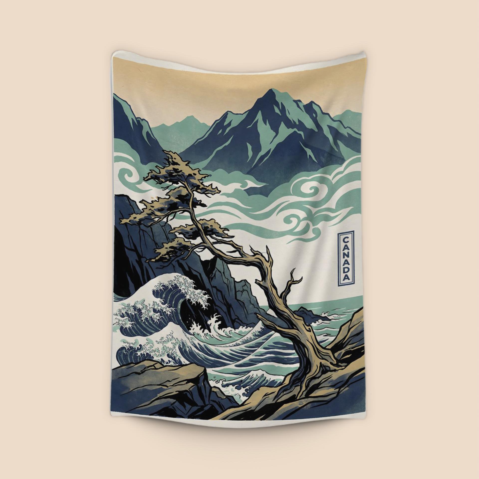 Canada West Coast Ukiyo-e Fusion