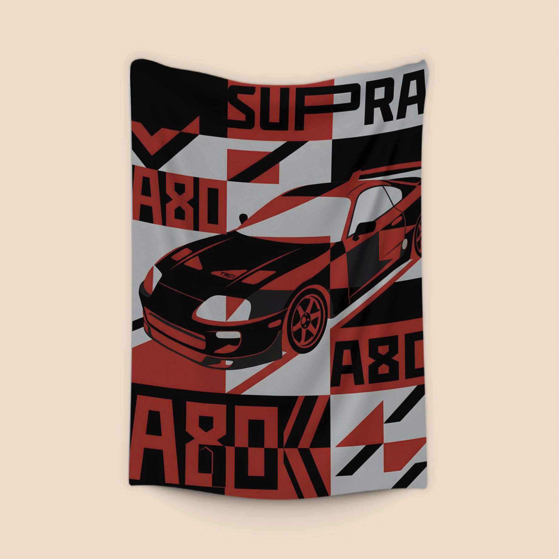 Supra A80 TRD: Geometric Graphic Tribute