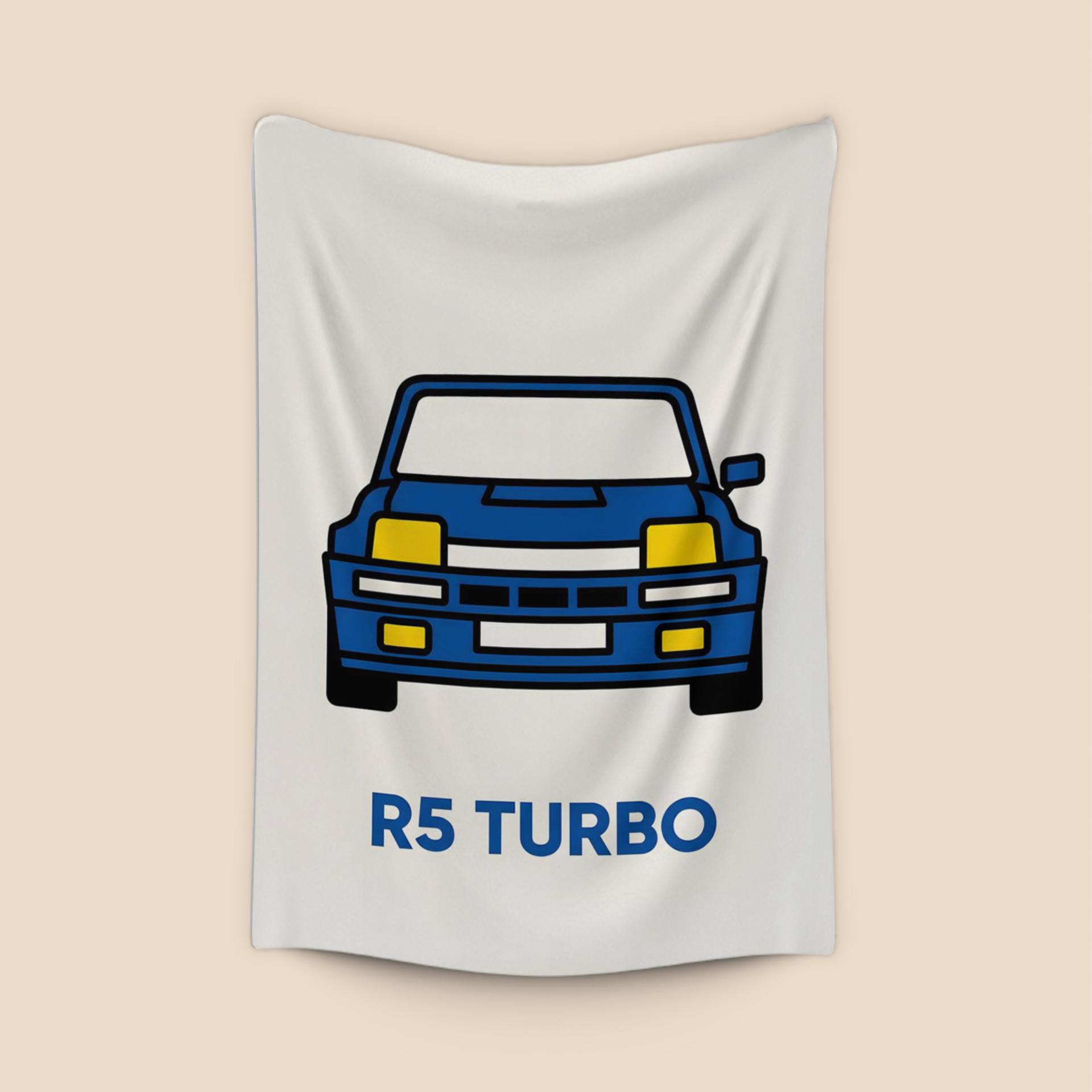 Renault R5 Turbo Minimalist Front View