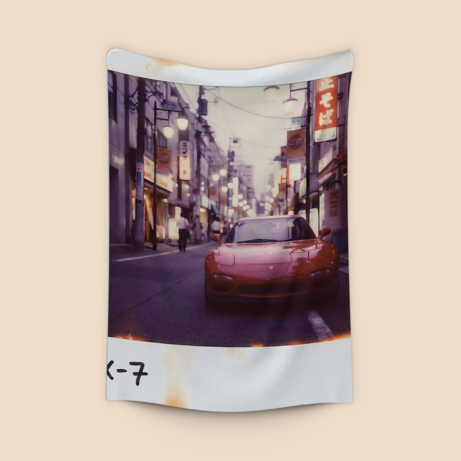 Nostalgic Nights: Mazda RX-7 FD Instant Film