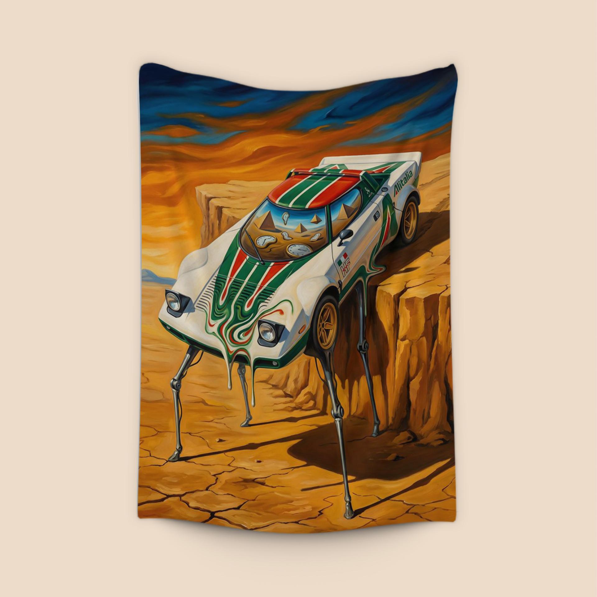 Persistence of the Stratos: A Surrealist Rally Dream