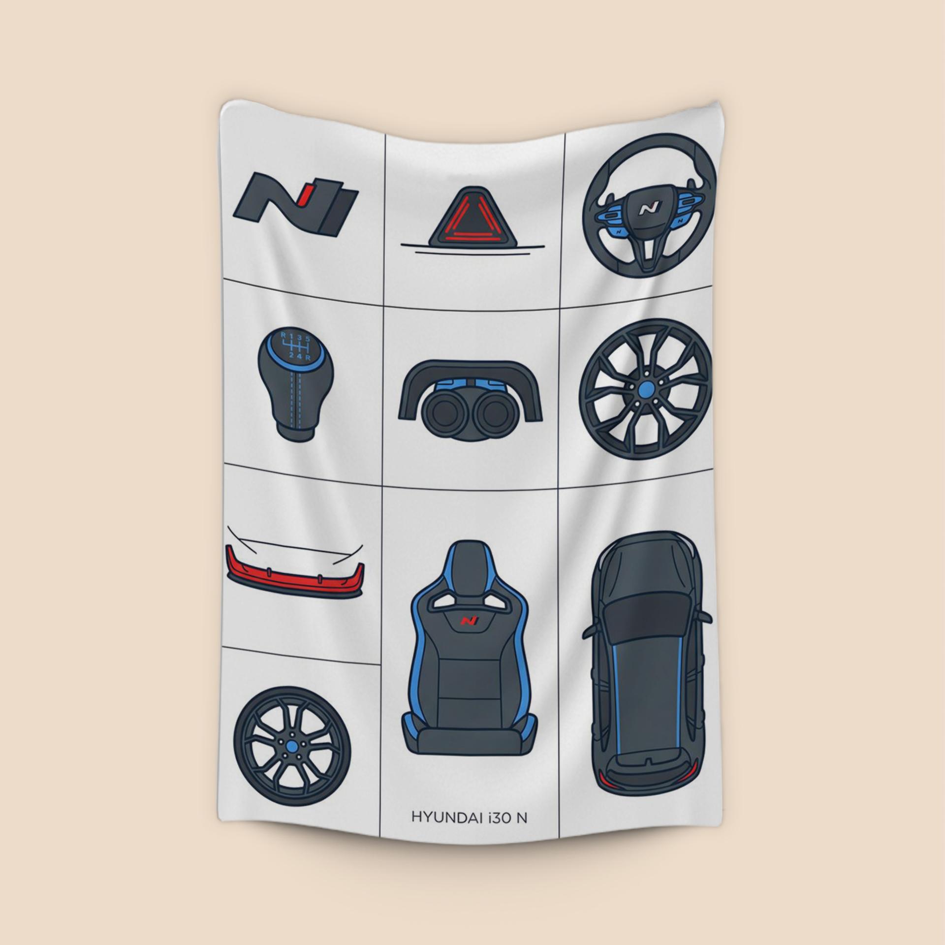 Hyundai i30 N Component Essentials Illustration