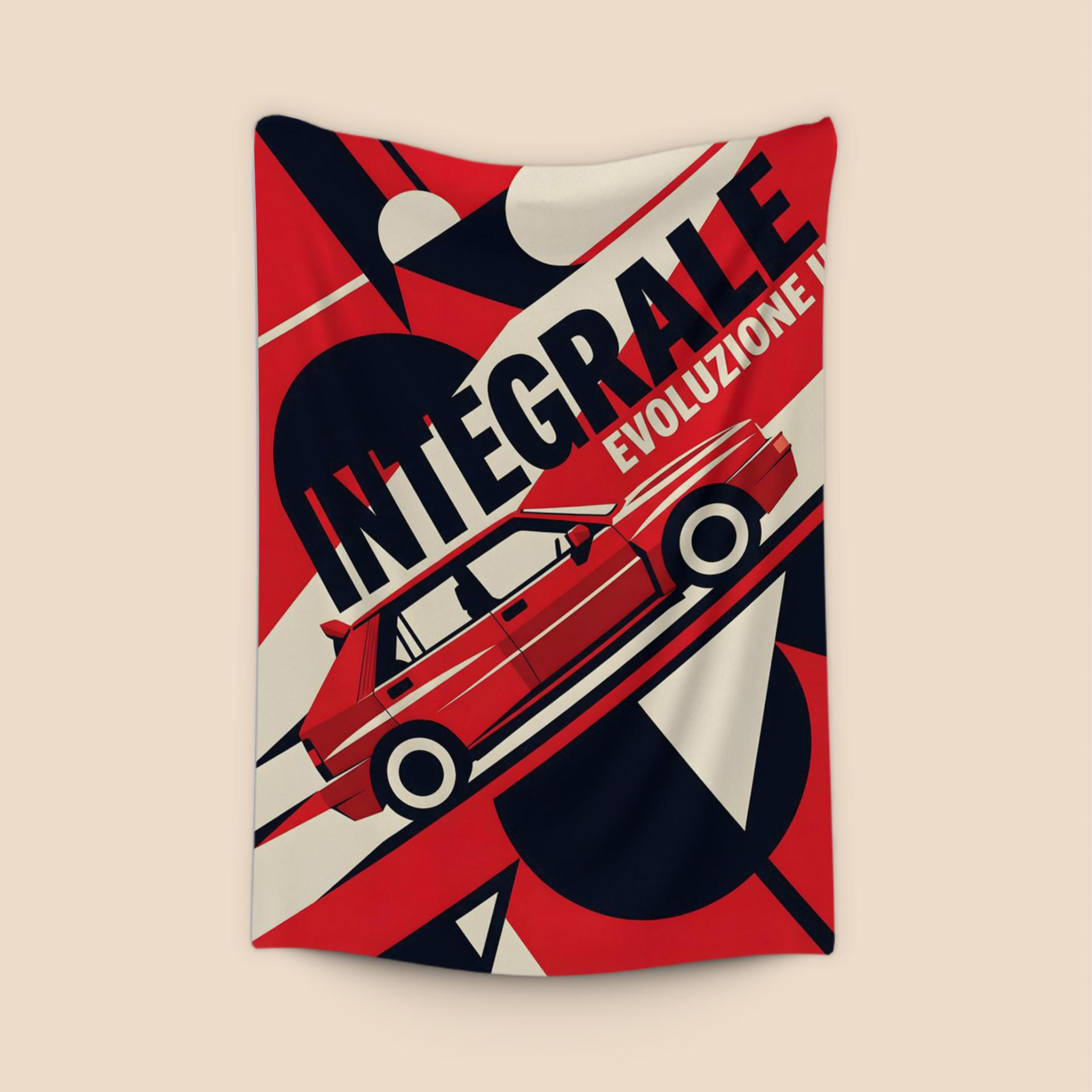 Lancia Integrale: Evoluzione II Constructivist Poster