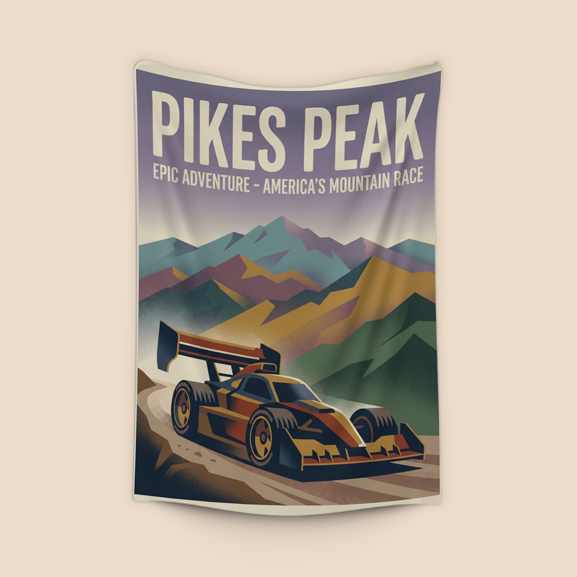 Pikes Peak Epic Adventure Mountain Race Poster
