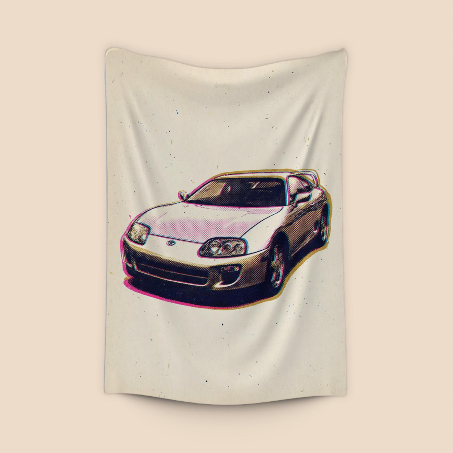 Supra A80 Retro Glitch