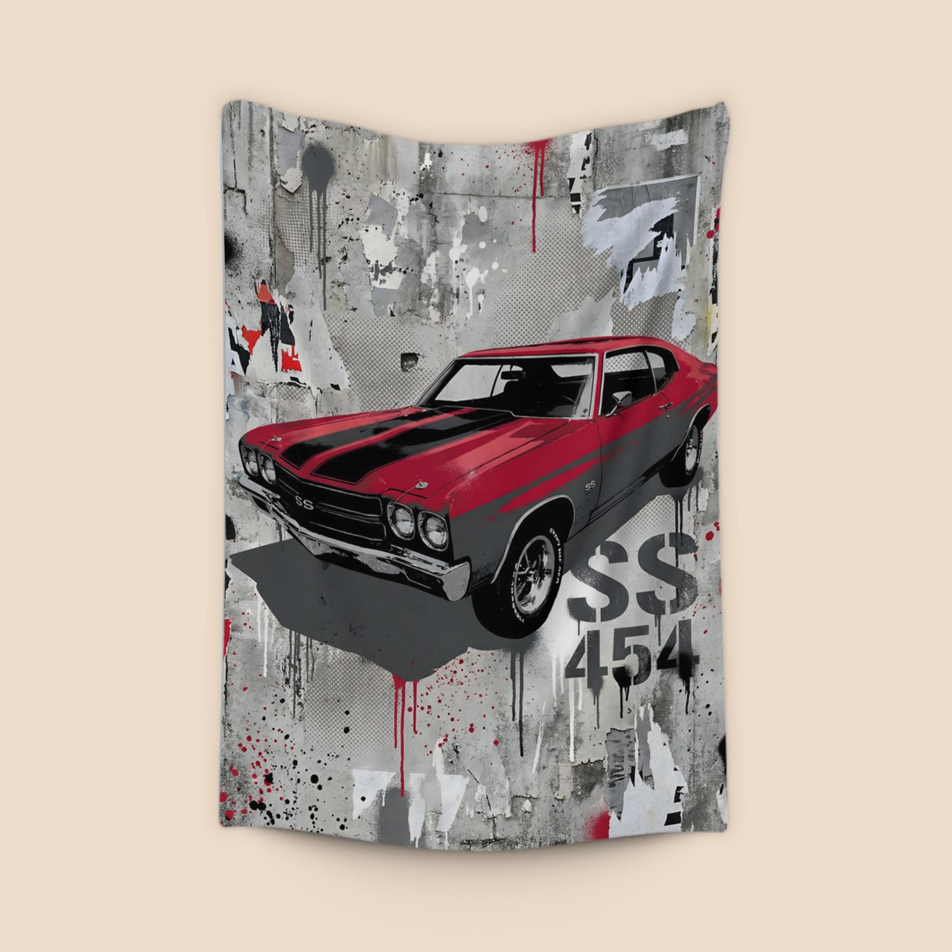 Chevelle SS 454 Urban Stencil Art